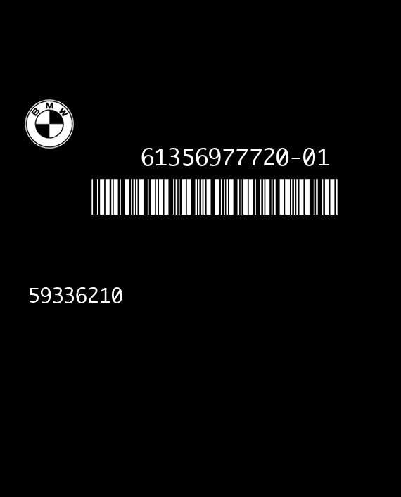 LEAR PL2 FRMFA 59336210 E8X XE BMW 61356977720-01 EEPROM 95320