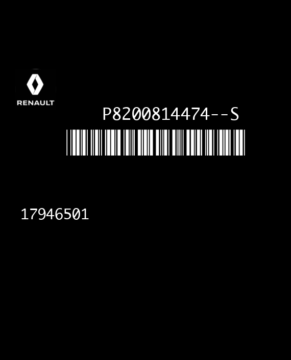SAGEM UCH-N2 17946501 RENAULT KANGOO P8200814474--S V6.7 EEPROM 93C66