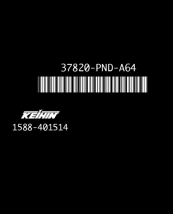 KEIHIN 1588-401514 ACURA RSX 2.0i VTEC 119KW 162HP L4 16V K20A3 37820-PND-A64 HONDA SW 37805-PND-A140 ORI.FULL