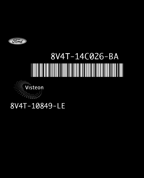 VISTEON FORD FOCUS II 8V4T-10849-LE 8V4T-14C026-BA ORI