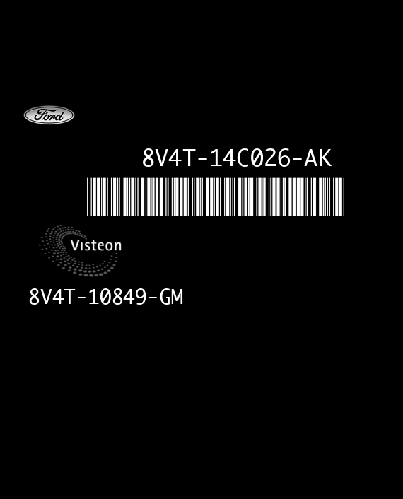 VISTEON FORD KUGA I 8V4T-10849-GM 8V4T-14C026-AK ORI