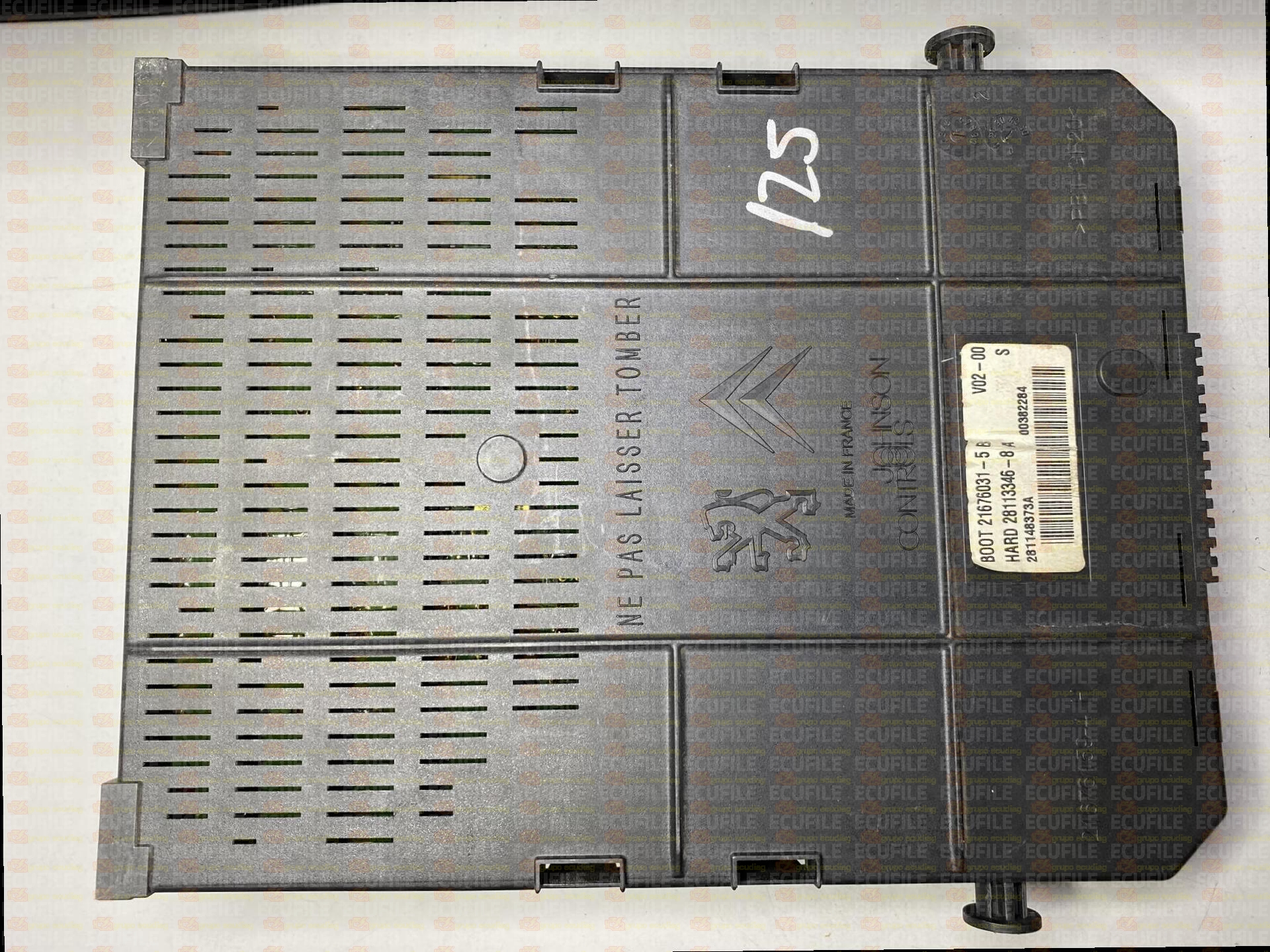 JOHNSON CONTROLS BSI 2004 H05-01 21678931-5B CITROEN C4 9656530580 SW 9662148580 - 09.08 SIGNATURE 77.E8