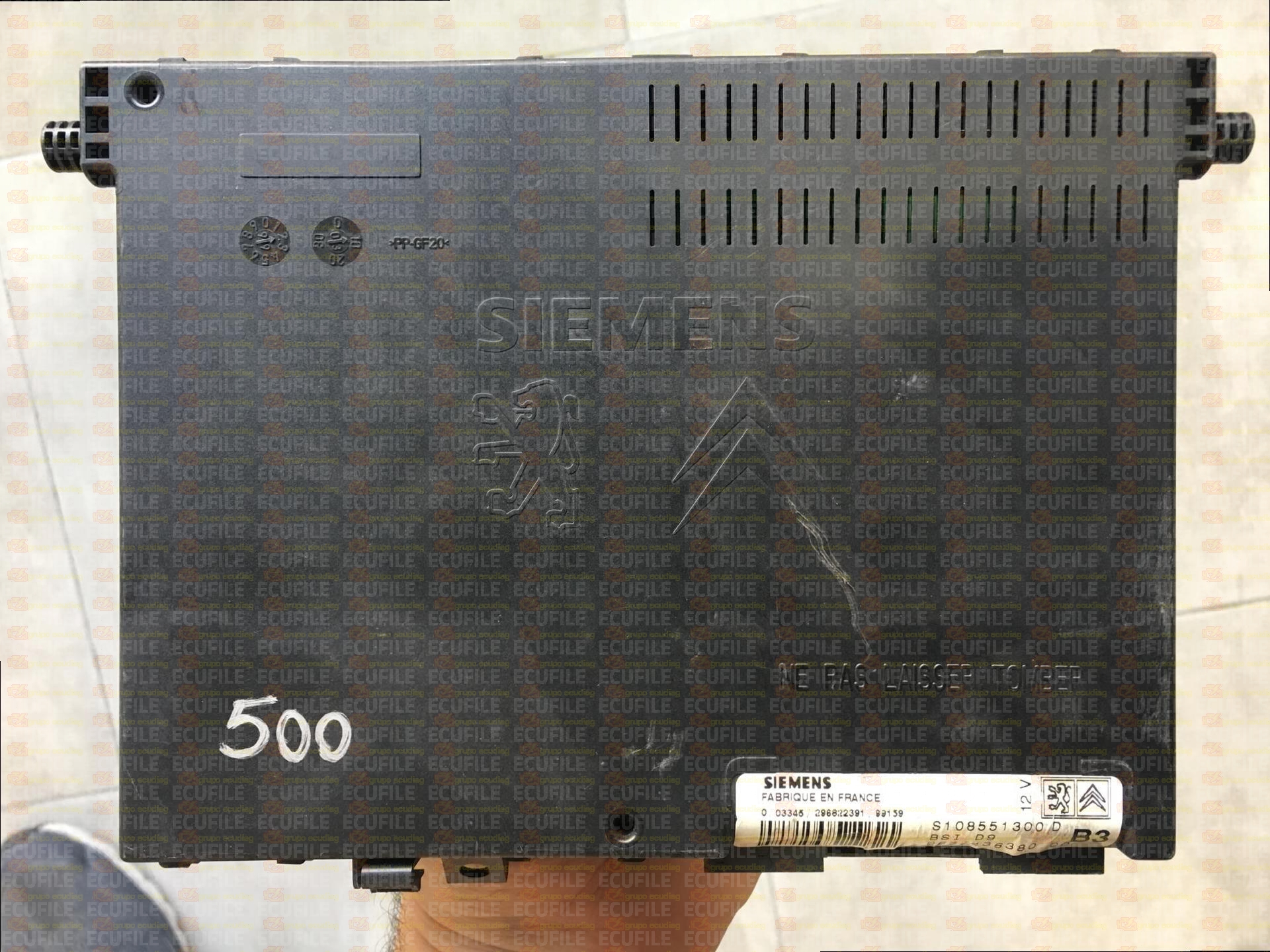 SIEMENS BSI D9 S108551300D PEUGEOT 406 9637436380 B3