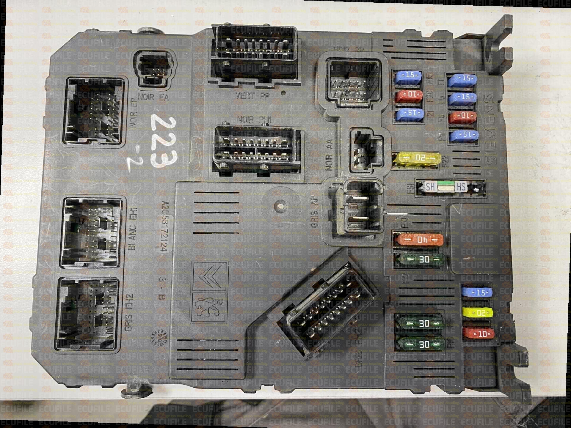 SIEMENS BSI E02-00 S118085220F CITROEN XSARA PICASSO I 9657999780 MG 1600