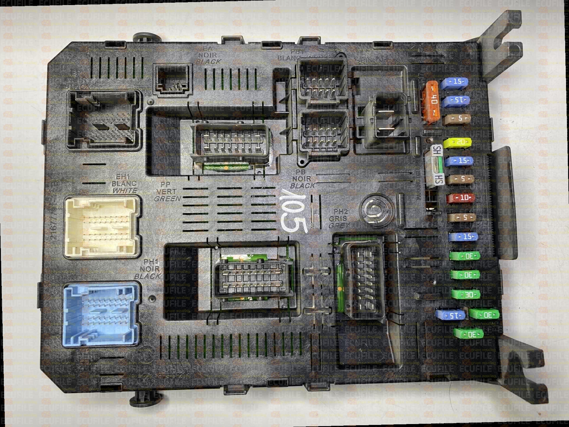 JOHNSON CONTROLS BSI 2004 H05-01 28117435-2A PEUGEOT 307 9661940480 SW 9662148580 - 09.08 SIGNATURE 77.E8