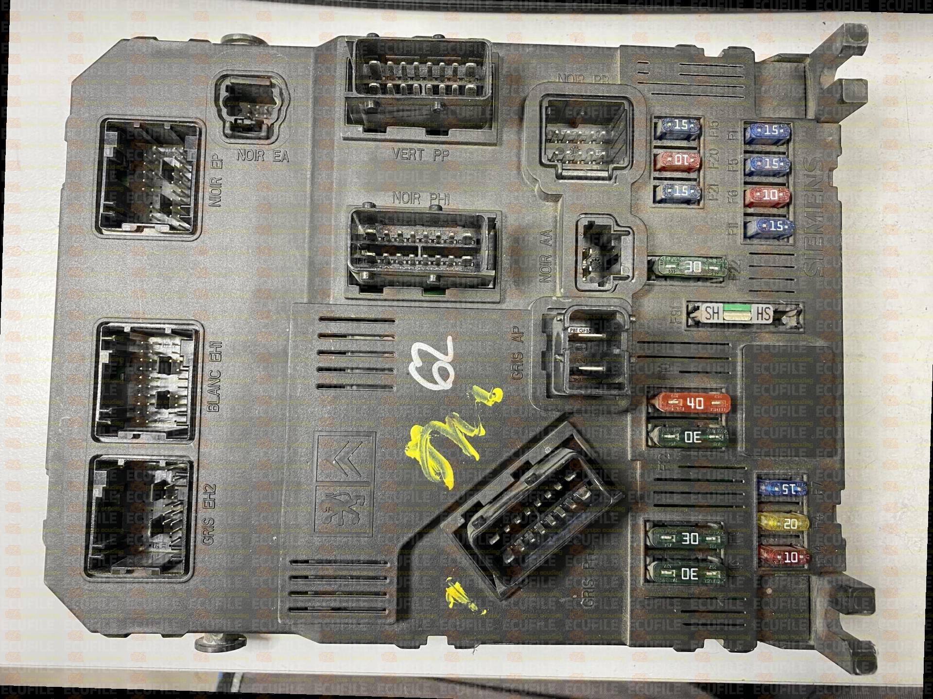 SIEMENS BSI E02-00 S118085210D PEUGEOT 206CC 9645747480 1400