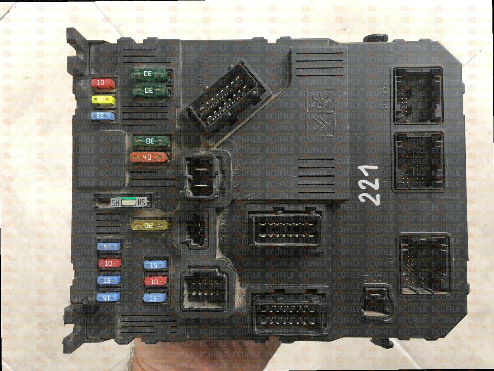 SIEMENS BSI F02-00 S118085200L CITROEN C2 9653667380 MG 2900