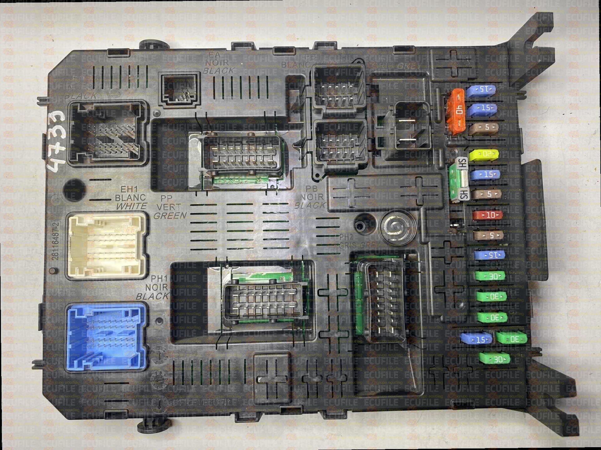 JOHNSON CONTROLS BSI04EV K04-00 230349101 CITROEN JUMPY 9678477180 SW 9640232080 - 06.0E SIGNATURE 55.FC
