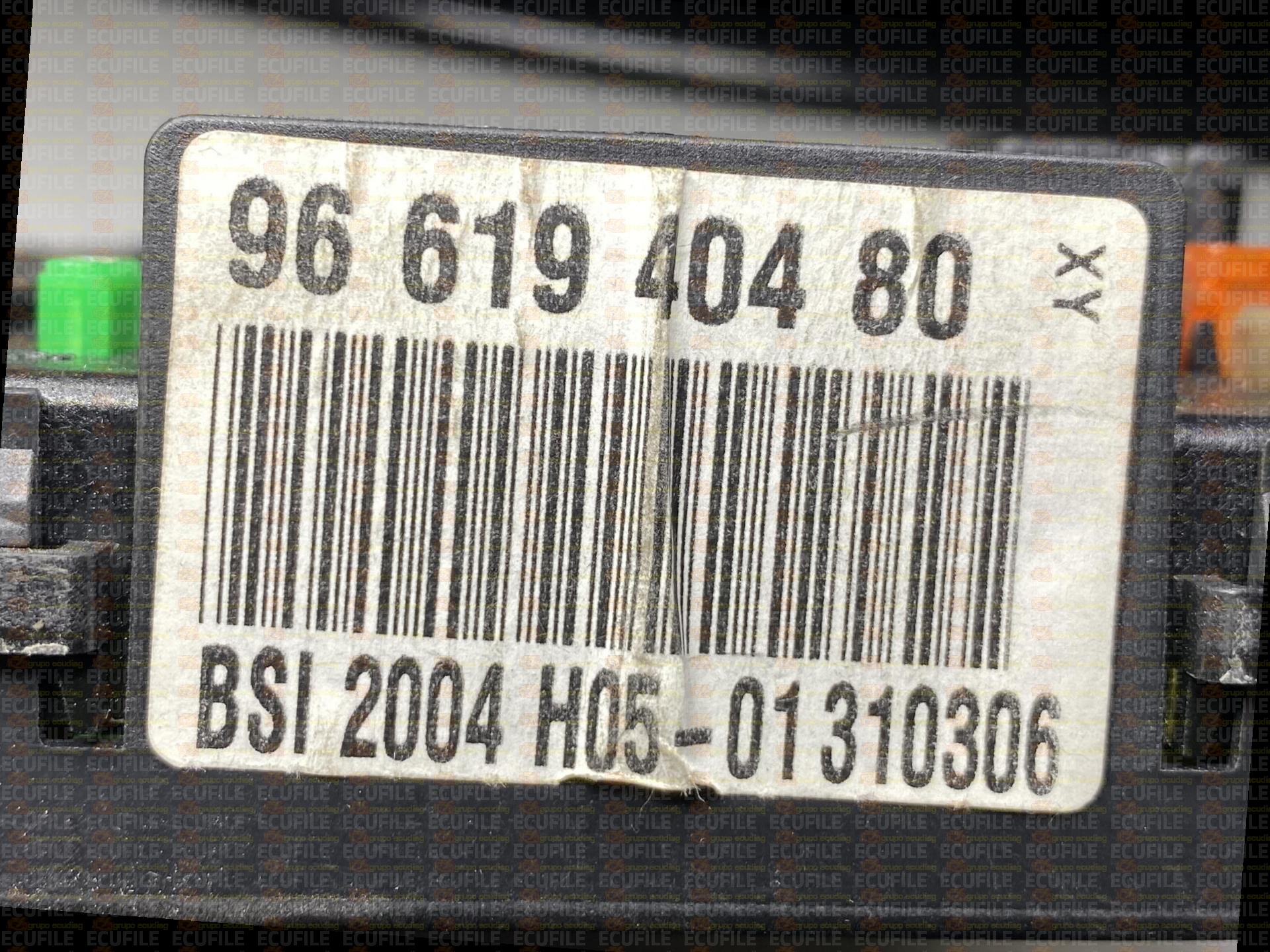 JOHNSON CONTROLS BSI 2004 H05-01 28117435-2A PEUGEOT 307 9661940480 SW 9662148580 - 09.08 SIGNATURE 77.E8
