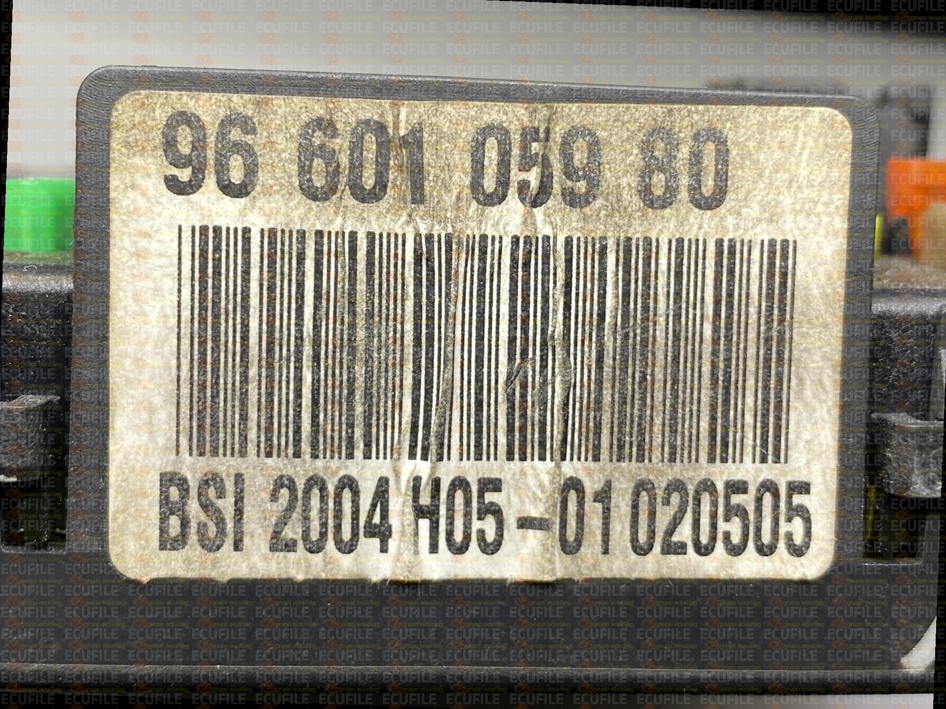 JOHNSON CONTROLS BSI 2004 H05-01 21678931-5B CITROEN C4 9656530580 SW 9662148580 - 09.08 SIGNATURE 77.E8