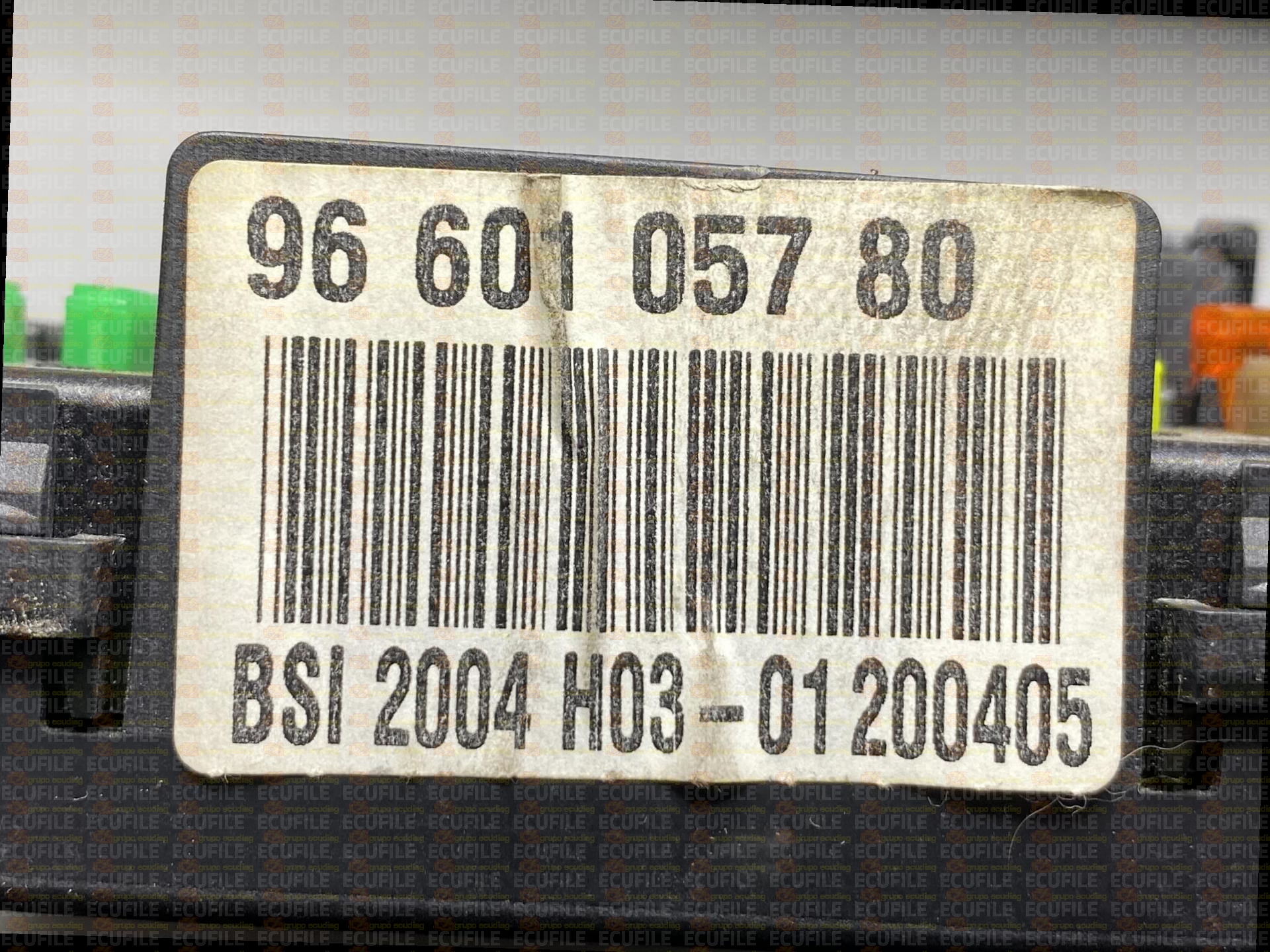JOHNSON CONTROLS BSI 2004 H03-01 28113343-9A PEUGEOT 307 9660105780 SW 9662148580 - 09.08 SIGNATURE 77.E8