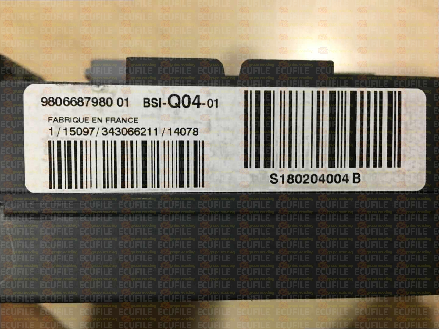 CONTINENTAL BSI Q04-01 S180204004B CITROEN C4 PICASSO 9606687980 0641