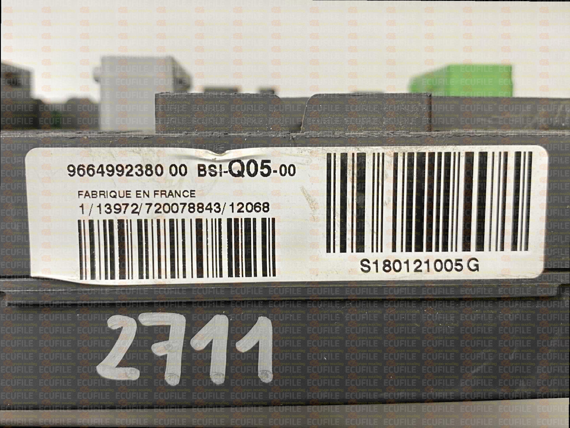 CONTINENTAL BSI Q05-00 S180121005G PEUGEOT 508 9664992380 6432