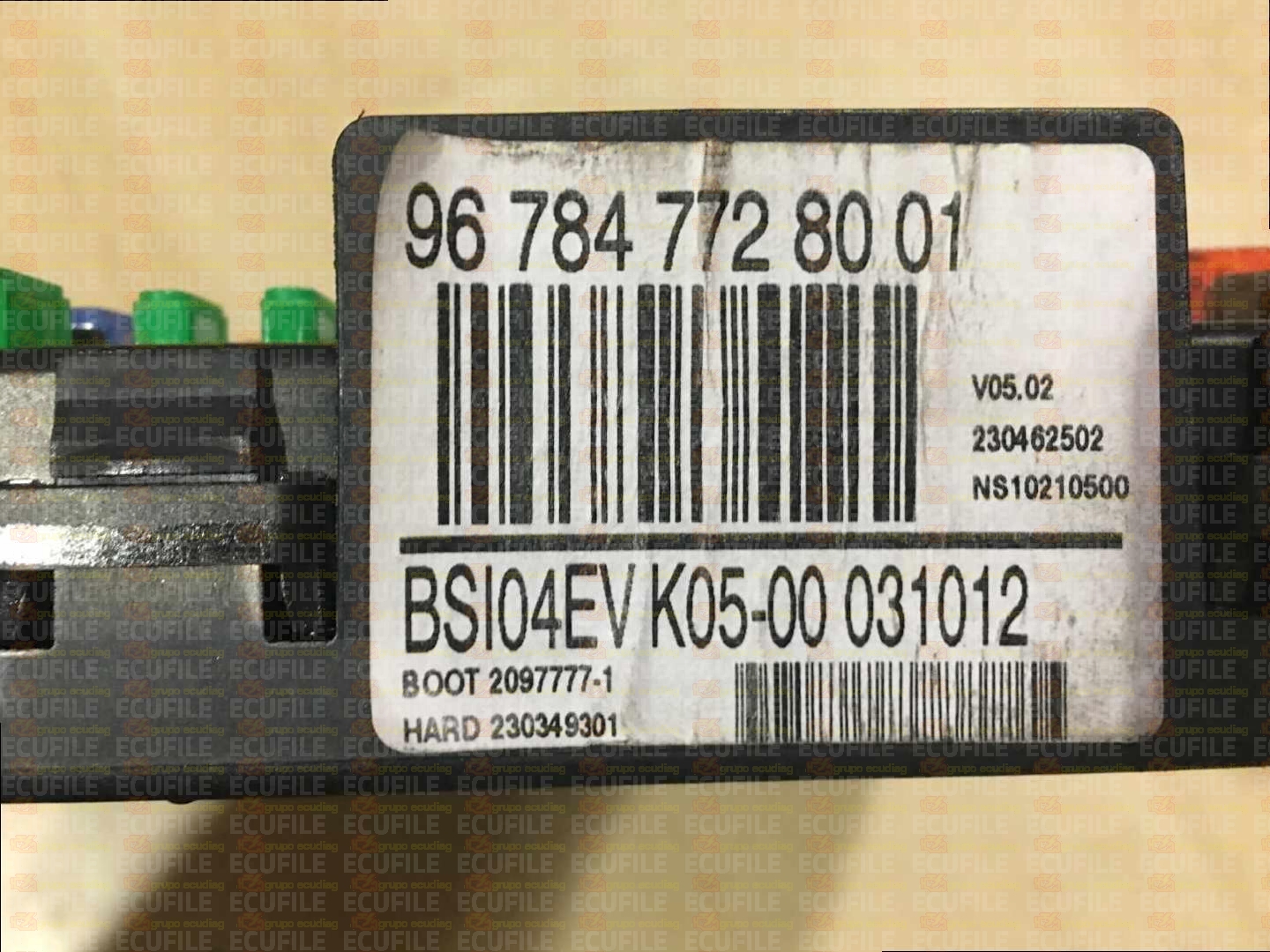 JOHNSON CONTROLS BSI04EV K05-00 230349301 PEUGEOT 308 9678477280 SW 9679058980 - 12.0B SIGNATURE E7.8C