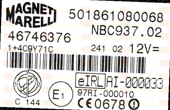 MAGNETI MARELLI NBC937.02 46746376 ALFA ROMEO 147 501861080068