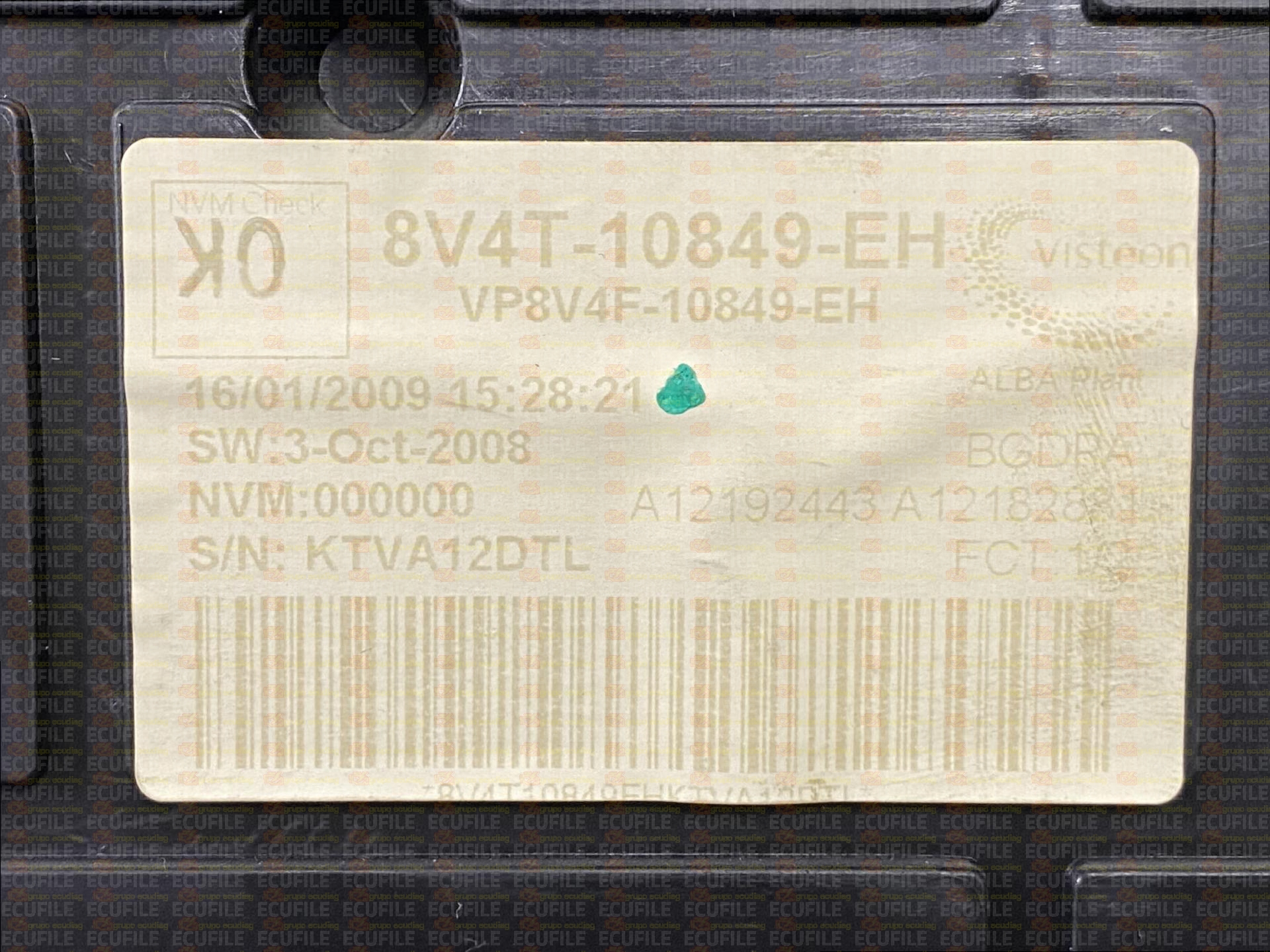 VISTEON FORD FOCUS II 8V4T-10849-EH 8V4T-14C026-AG