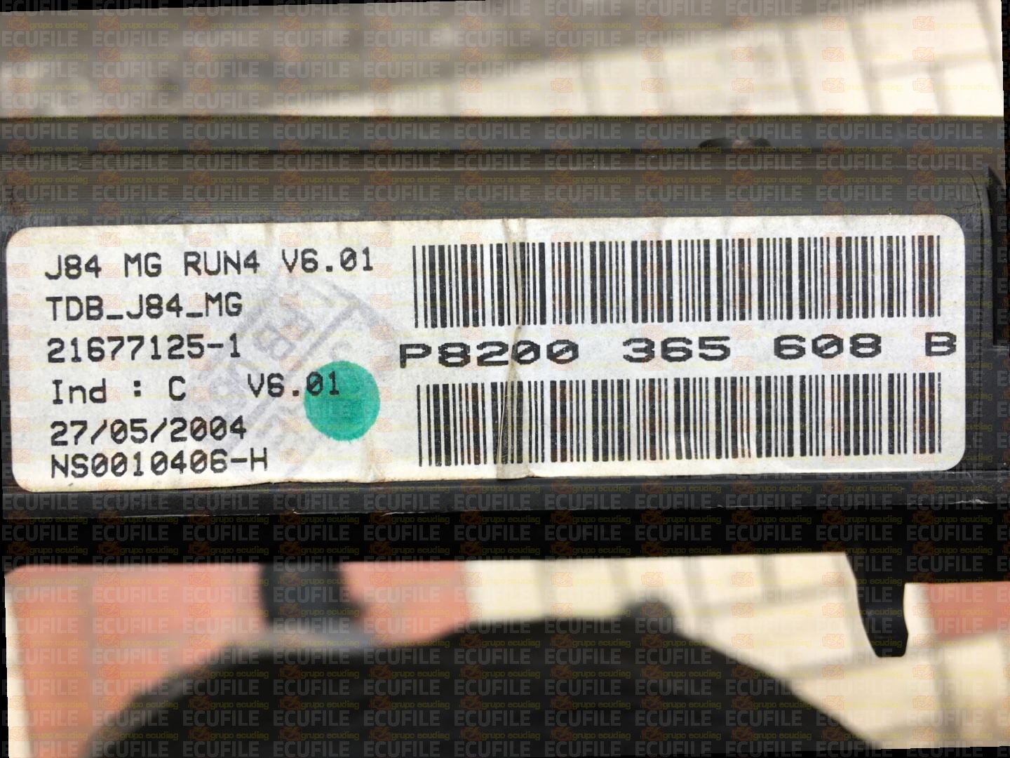 JOHNSON CONTROLS 21677125-1 RENAULT SCENIC II J84 P8200365608B