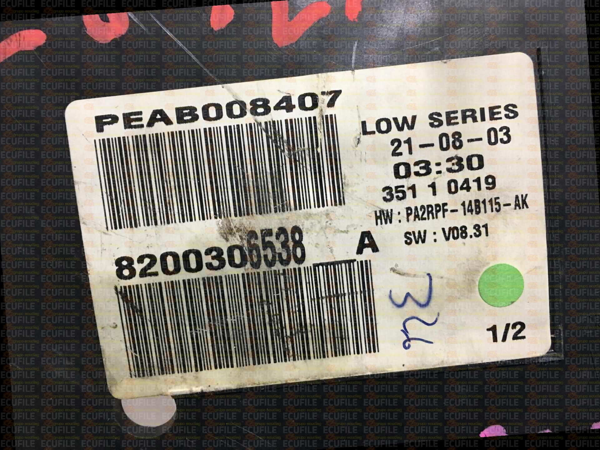 VISTEON 2RPF-14B115-AH RENAULT MEGANE II 8200306538A