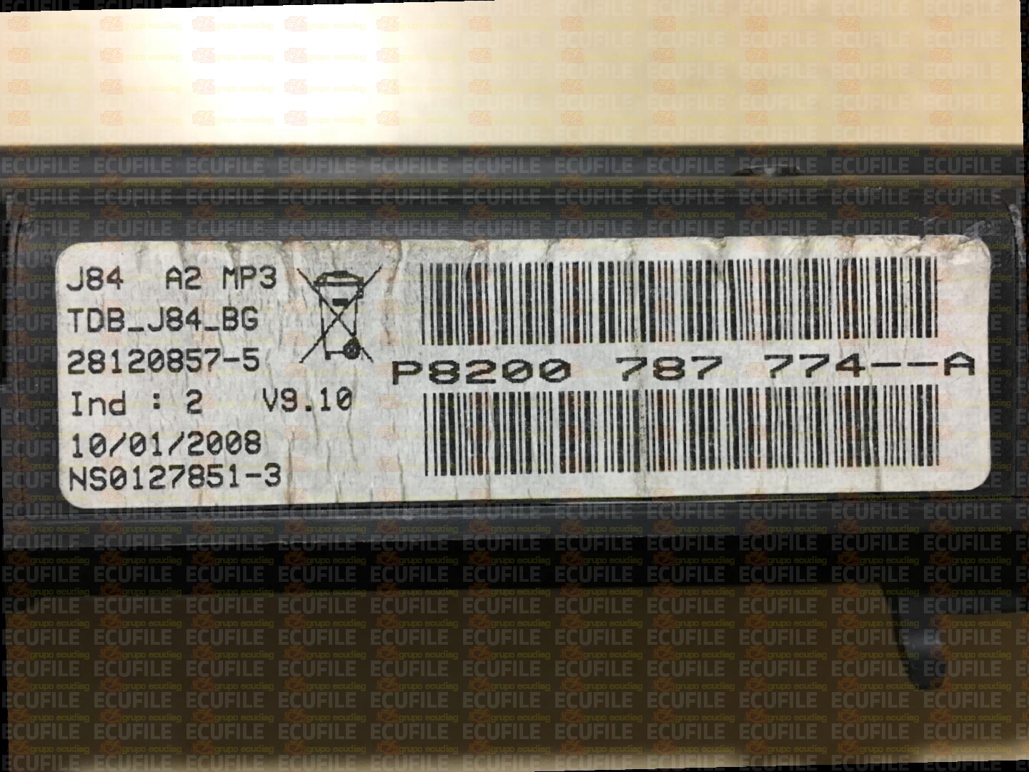 JOHNSON CONTROLS 28120857-5 RENAULT SCENIC II J84 P8200787774--A