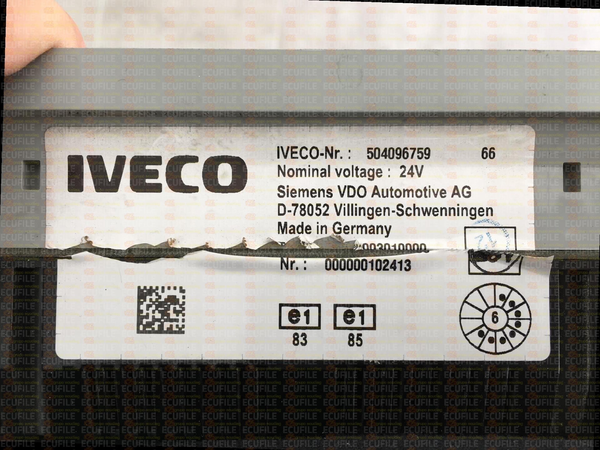 SIEMENS VDO 1560.1003010000 IVECO EUROCARGO TRAKKER 504096759