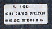 PREH 90154-005-0000 JOHN DEERE AL114033 SW 12.03.98