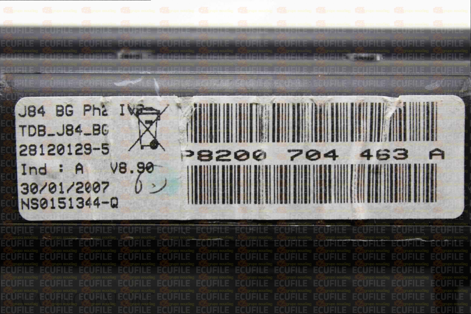 JOHNSON CONTROLS 28120129-5 RENAULT SCENIC II J84 P8200704463A