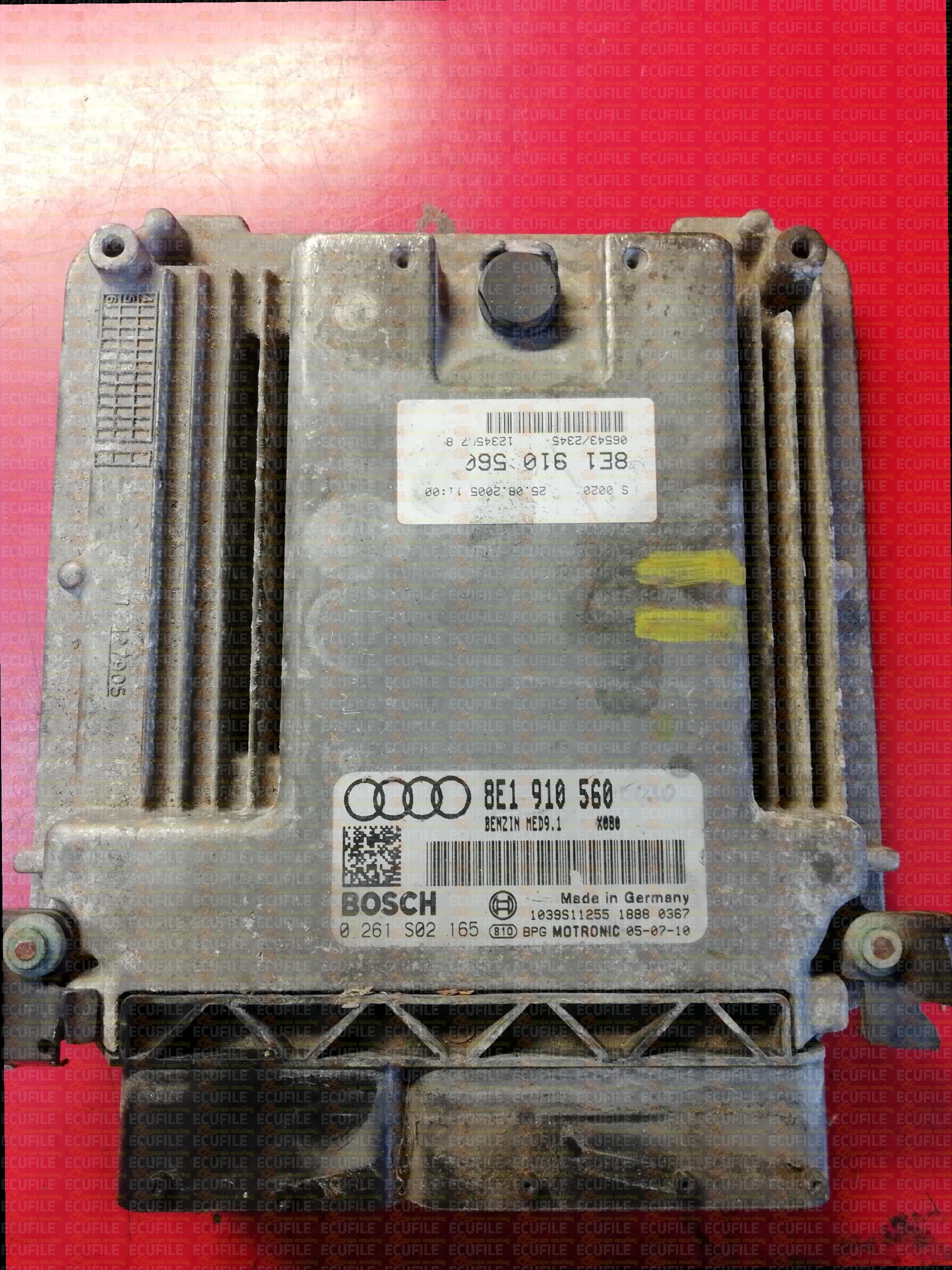 BOSCH MED9.1 0261S02165 AUDI RS4 4.2 FSI V8 420HP 8E1910560 1037387944-0080-ECU SLAVE J624