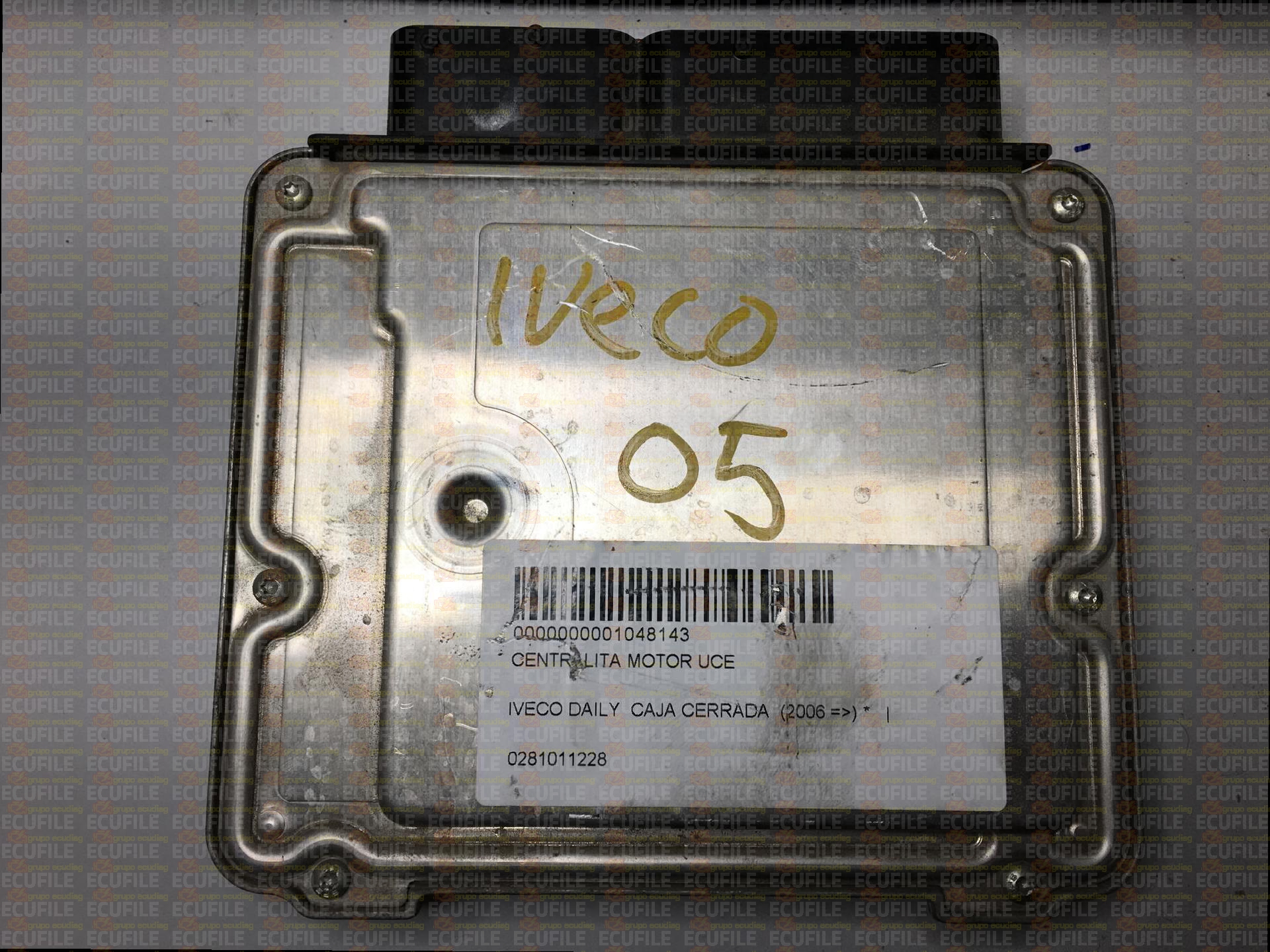 BOSCH EDC16C8-1.31 0281011228 IVECO DAILY 2.8 HPI 125HP 504073032 1037370675-H3PSWN25