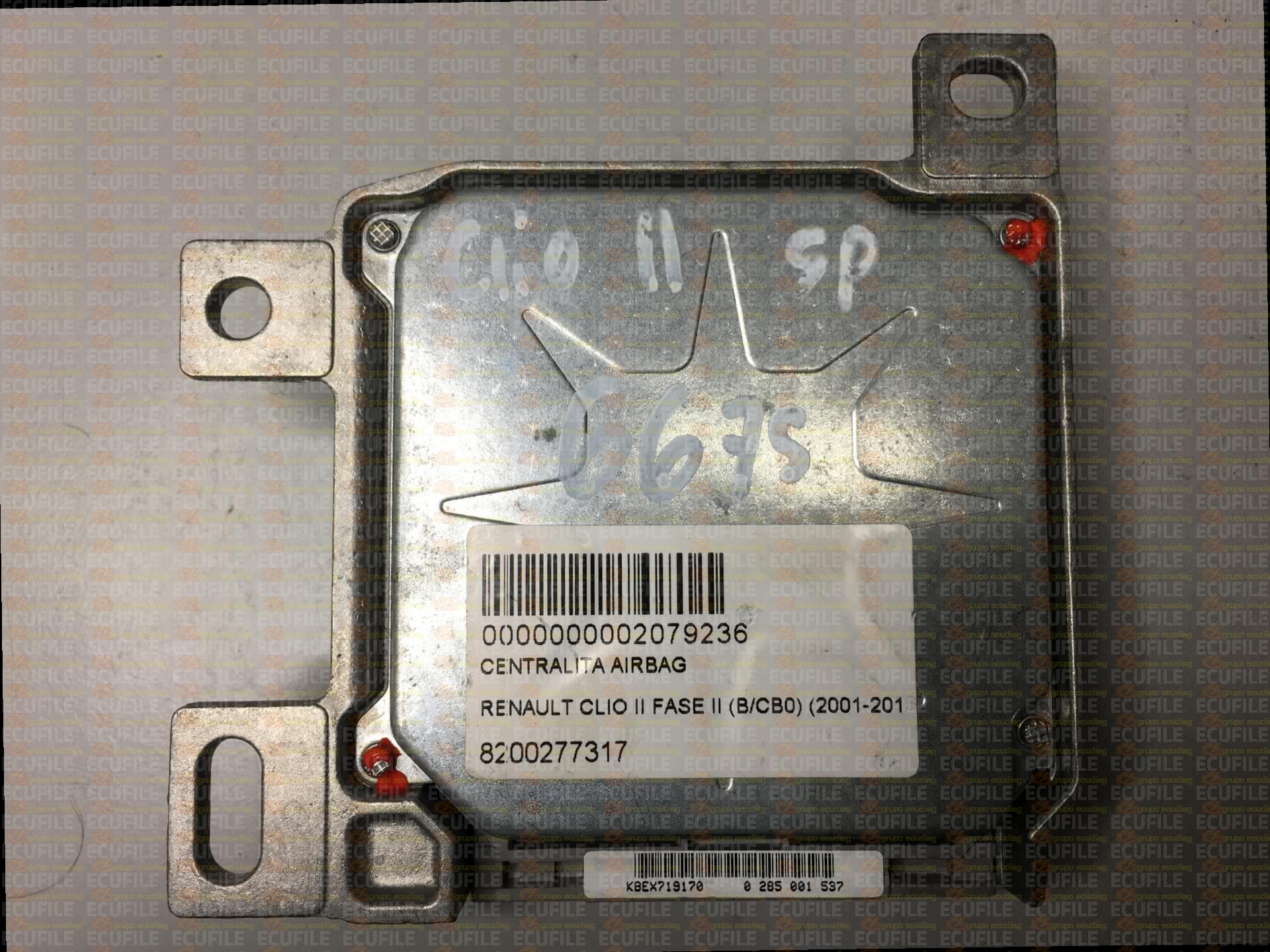 BOSCH AB8.X 0285001537 RENAULT CLIO II 8200335431