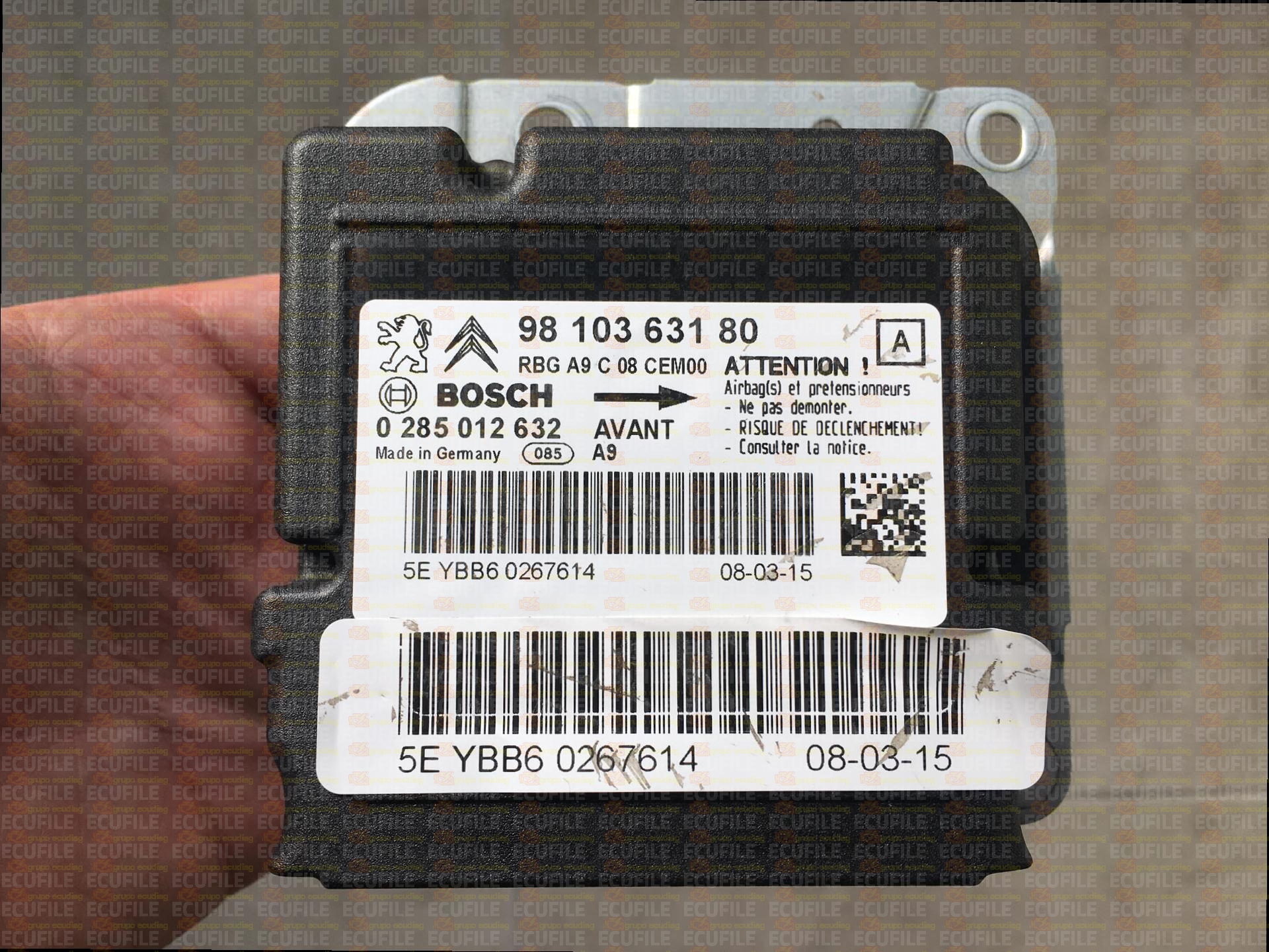 BOSCH 0285012632 PEUGEOT 208 9810363180 A
