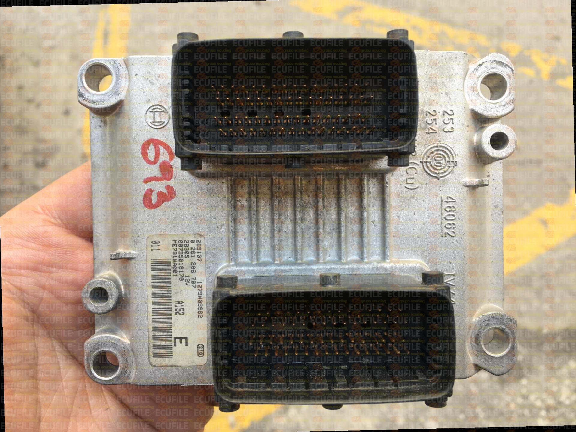 BOSCH ME7.3.1 0261206707 ALFA-ROMEO 147 2.0i 16V 150HP 73501817 00735018170 1277356512