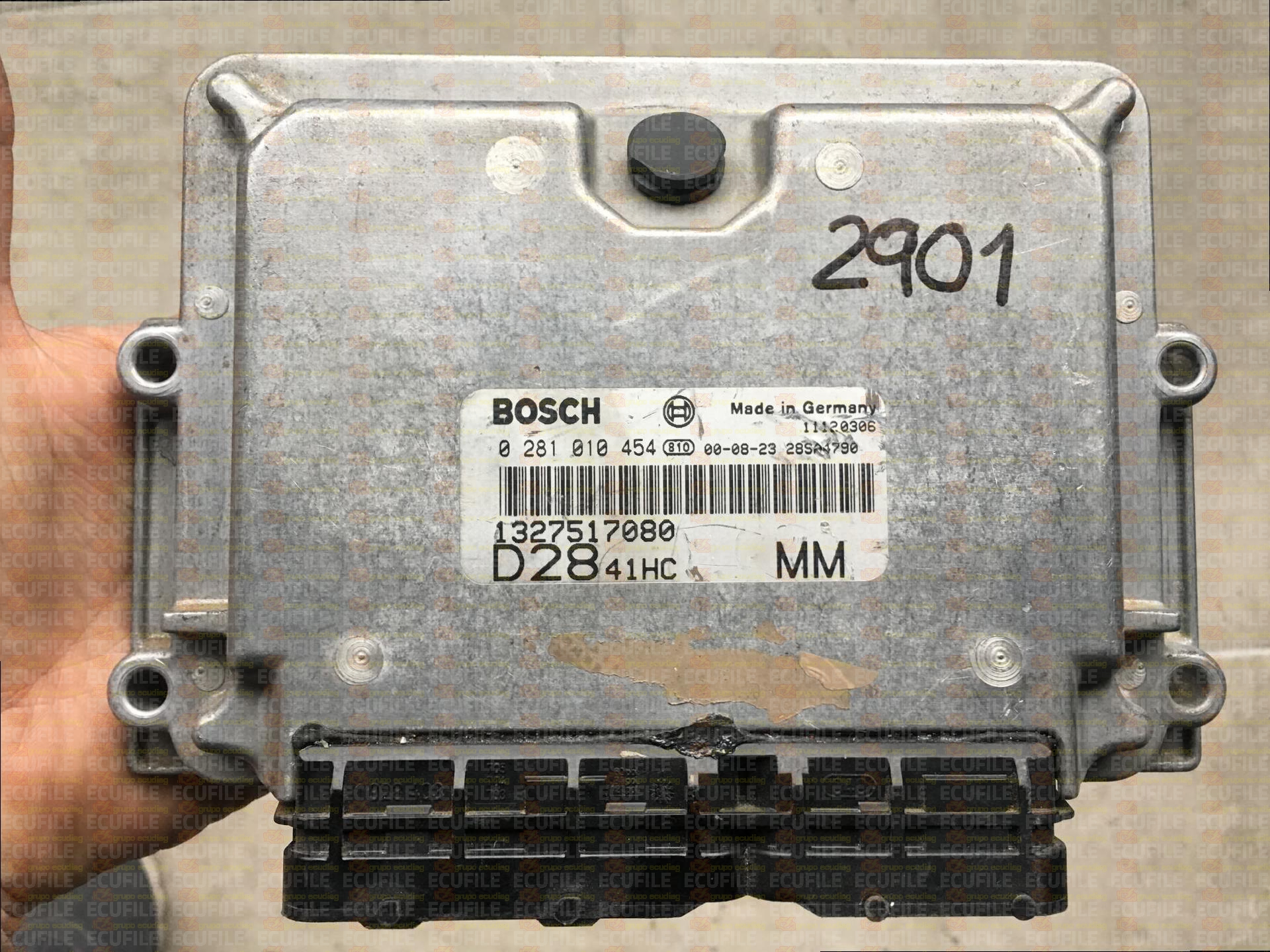 BOSCH EDC15C7-2.22 0281010454 FIAT DUCATO CITROEN JUMPER PEUGEOT BOXER 2.8 HDI JTD 128HP 1327517080 1037354633