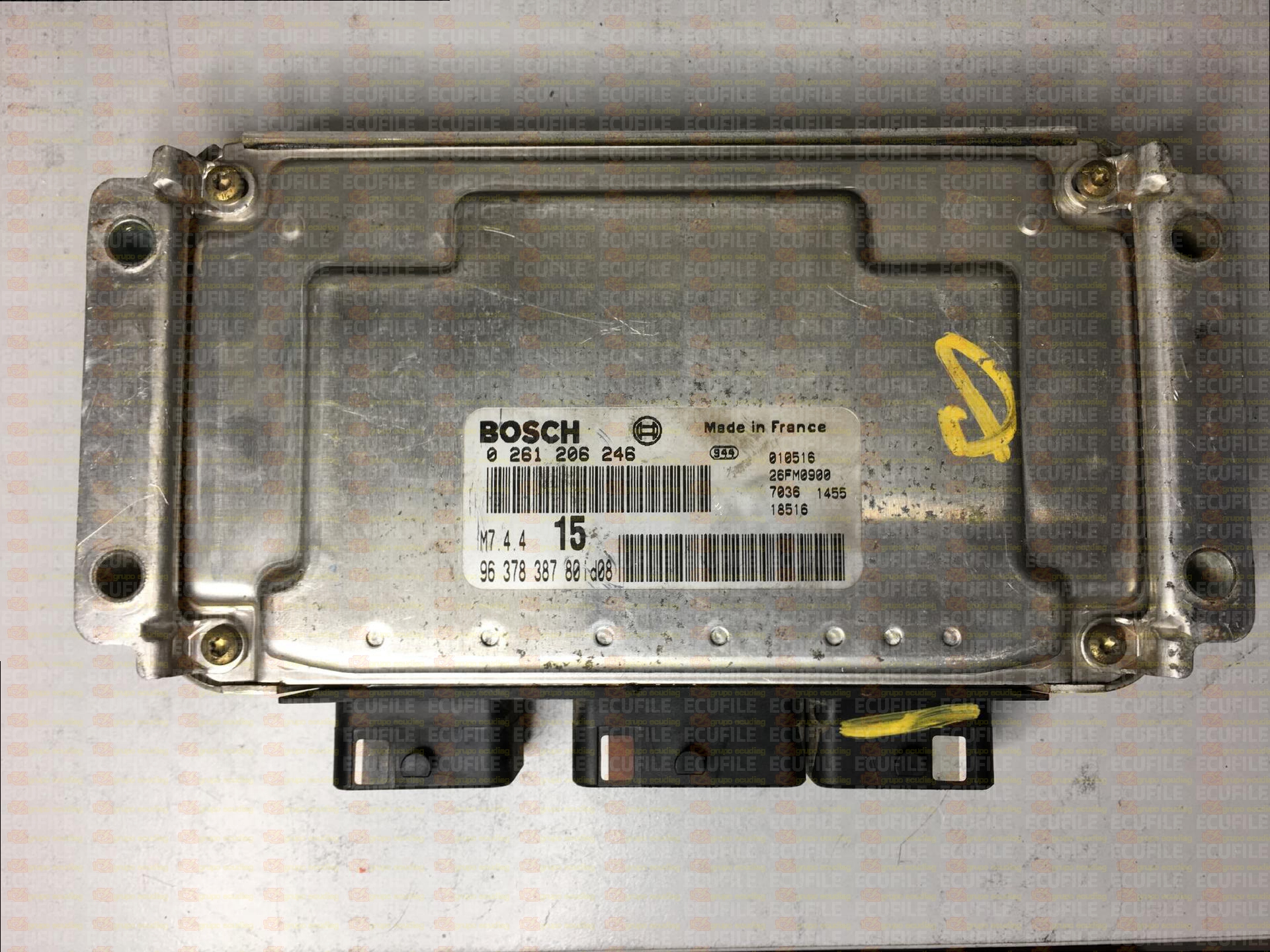 BOSCH M7.4.4 0261206246 CITROEN SAXO PEUGEOT 106 1.1i 60HP 9637838780 1037353881