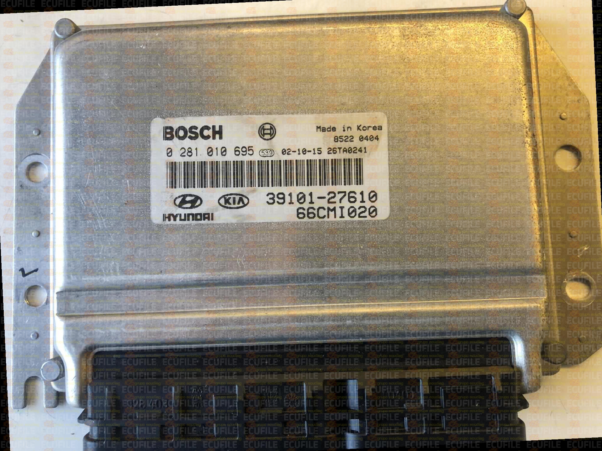 BOSCH EDC15C7-4.30 0281010695 HYUNDAI MATRIX 1.5 CRDI 82HP 39101-27610 1037362811