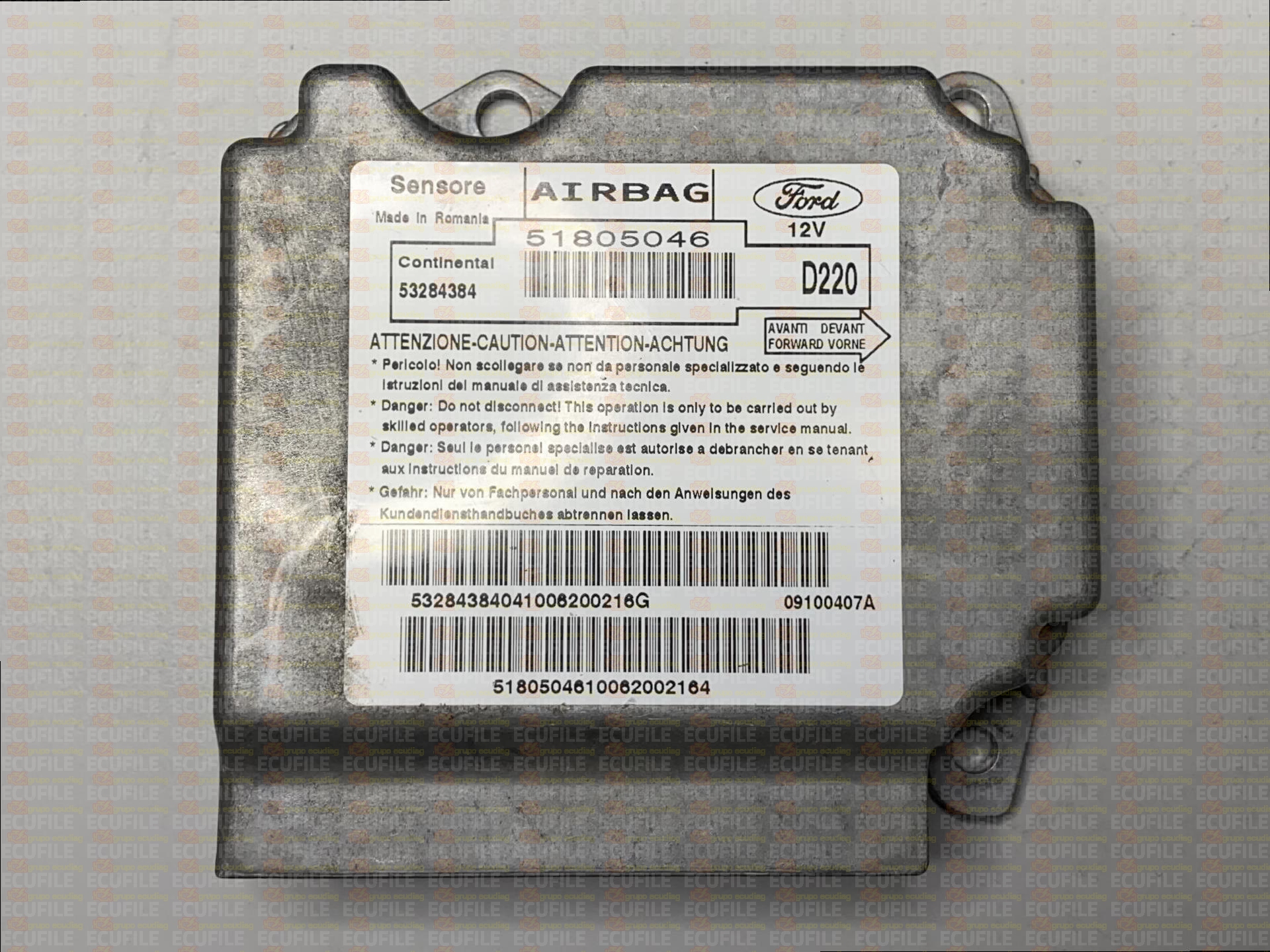 CONTINENTAL 53284384 FIAT 500 FORD KA 51805046