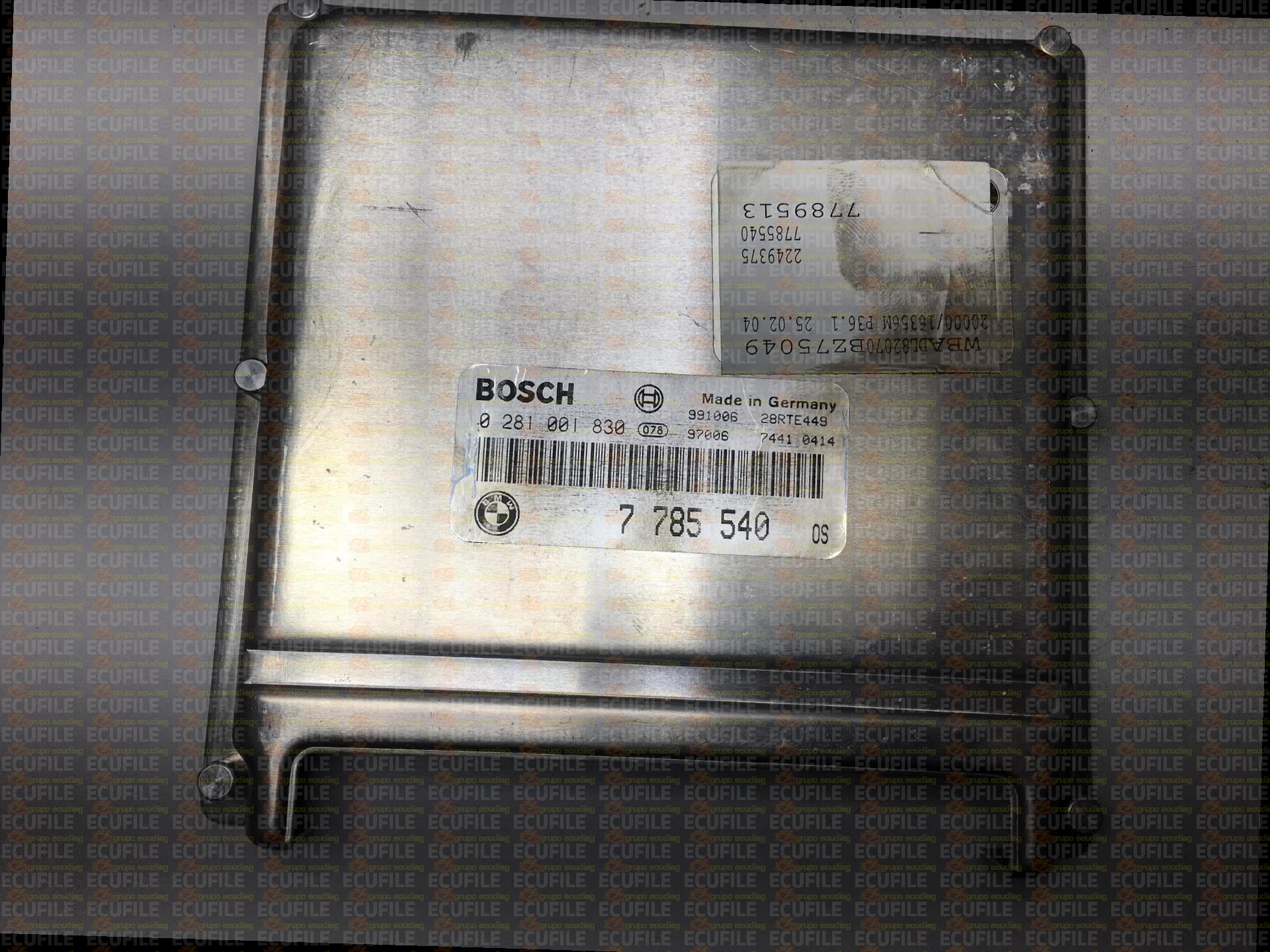 BOSCH EDC15C4-6.30 0281001830 BMW E39 530D 3.0 24V 186HP 7785540 13617785540 1037350667
