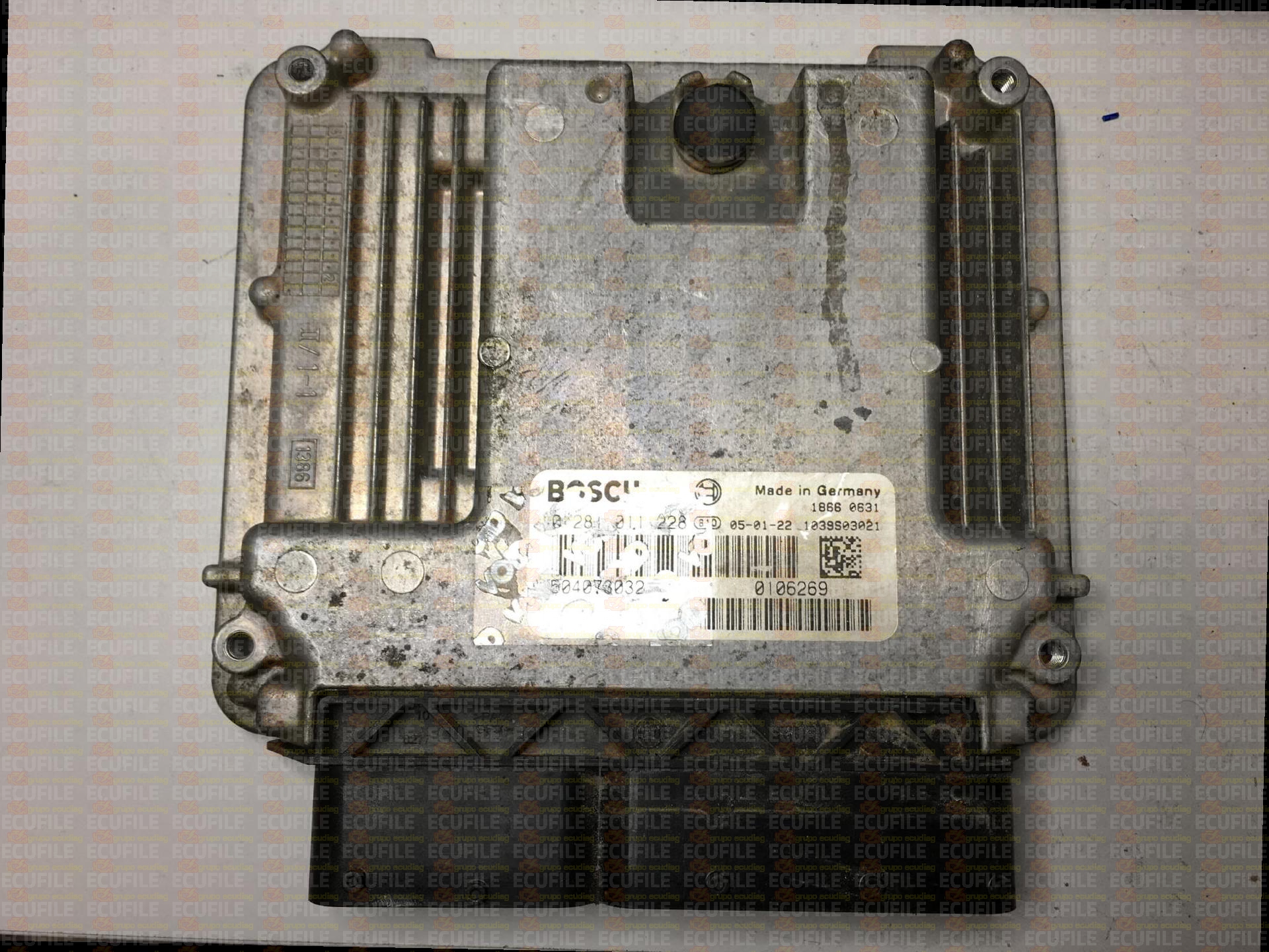 BOSCH EDC16C8-1.31 0281011228 IVECO DAILY 2.8 HPI 125HP 504073032 1037370675-H3PSWN25