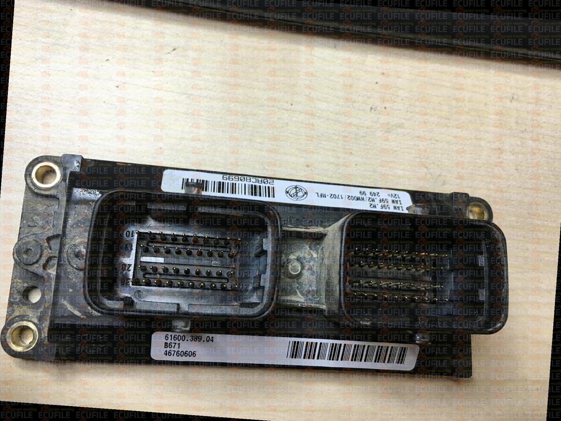 MAGNETI MARELLI IAW 59F.M2 61600.389.04 FIAT PUNTO 1.2i 46760606 HW002 1702MFL