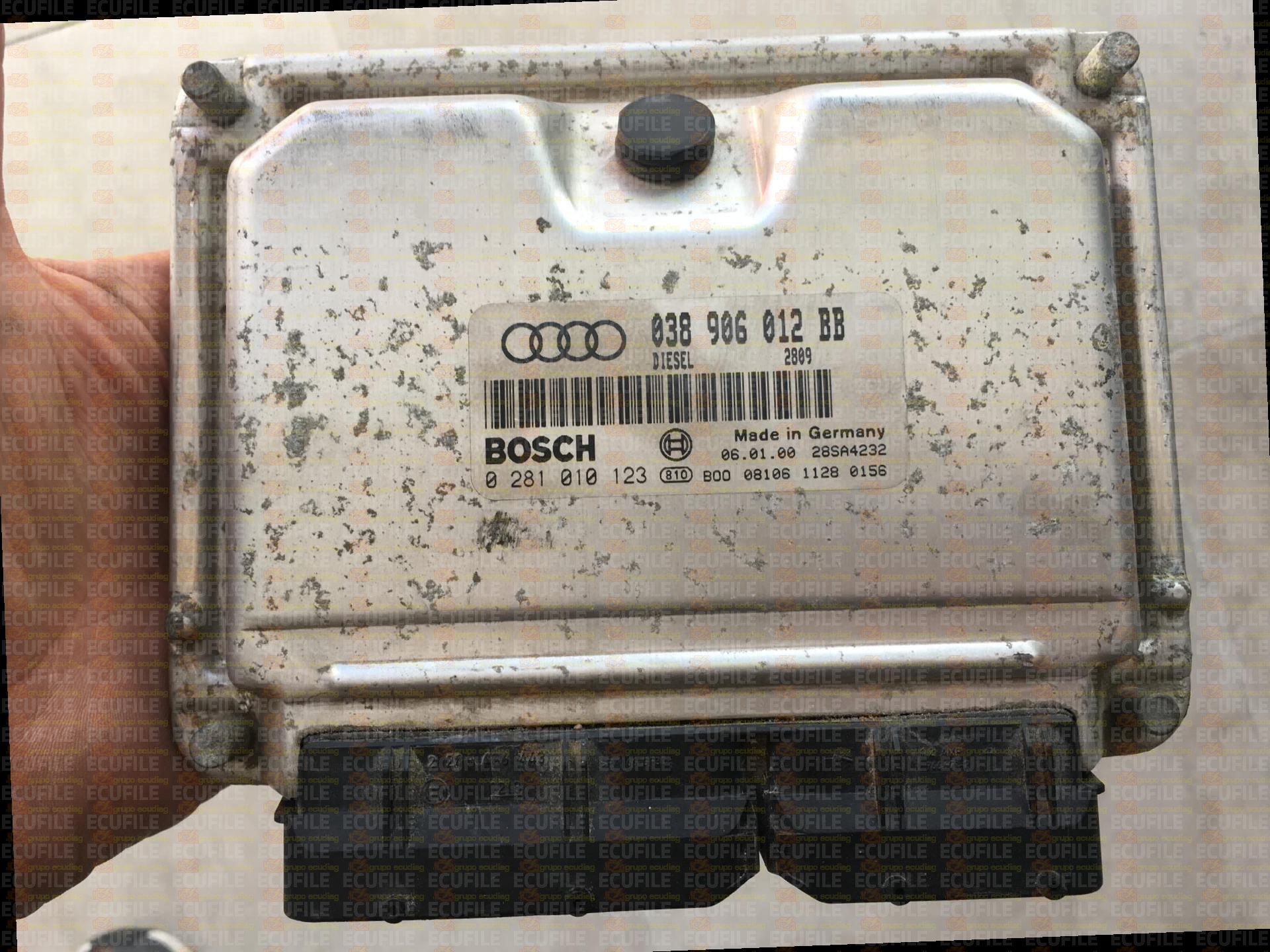 BOSCH EDC15VM+2.V1 0281010123 AUDI A3 1.9 TDI 110HP 038906012BB 1037362705
