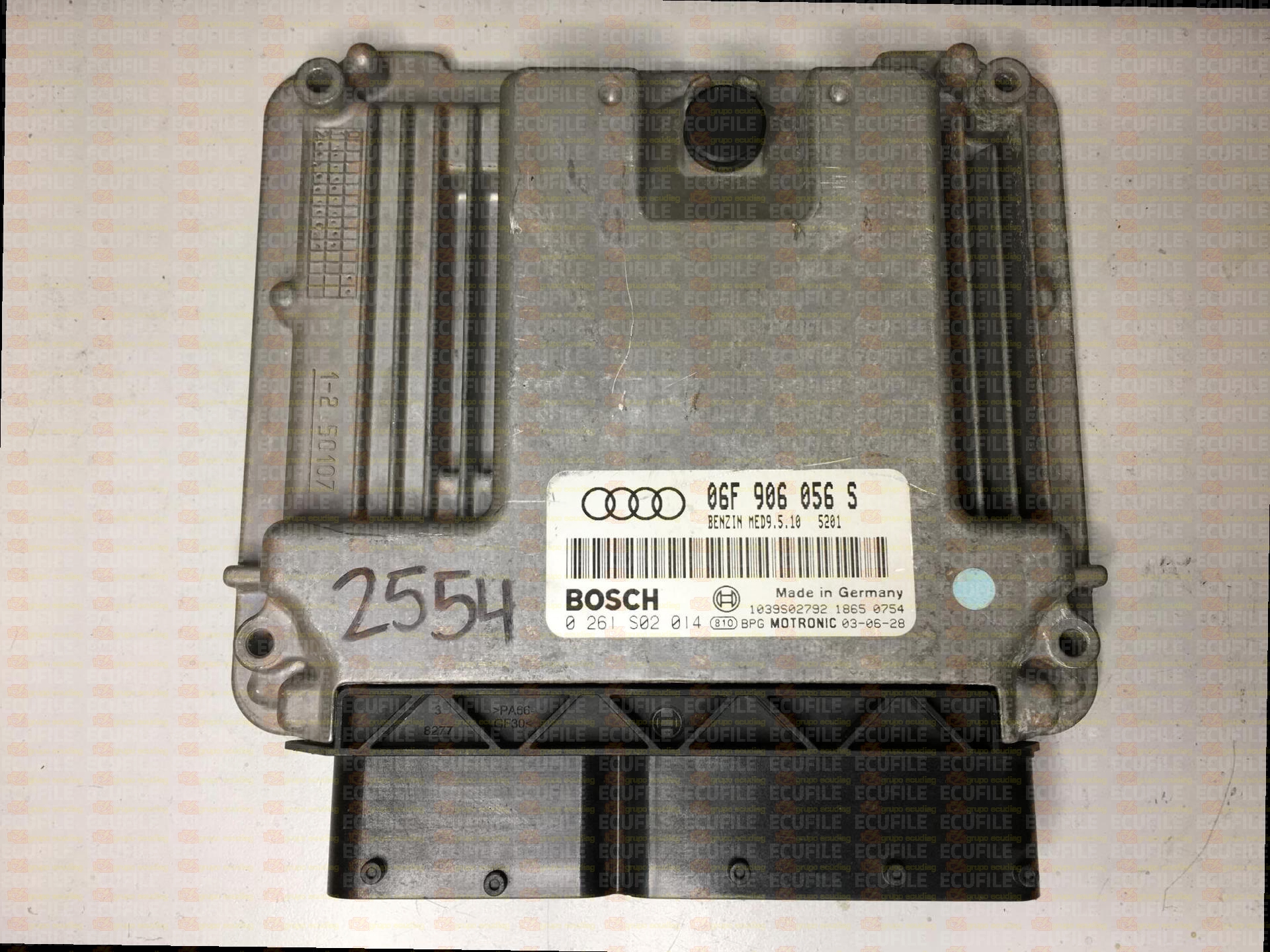 BOSCH MED9.5.10 0261S02014 AUDI A3 2.0 FSI 150HP 06F906056S 1037368035