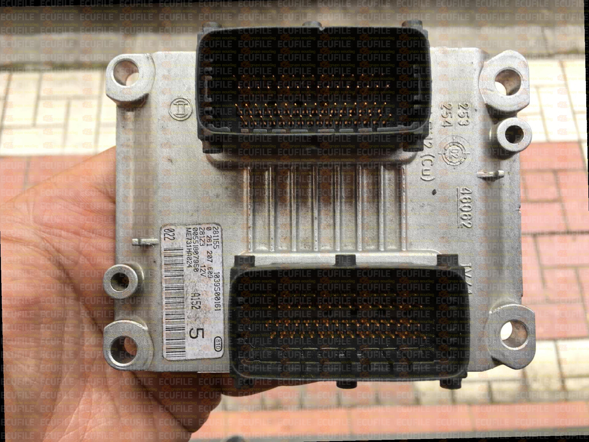 BOSCH ME7.3.1 0261207609 ALFA-ROMEO 156 3.2i V6 24V 250HP 55180795 00551807950 1037363702
