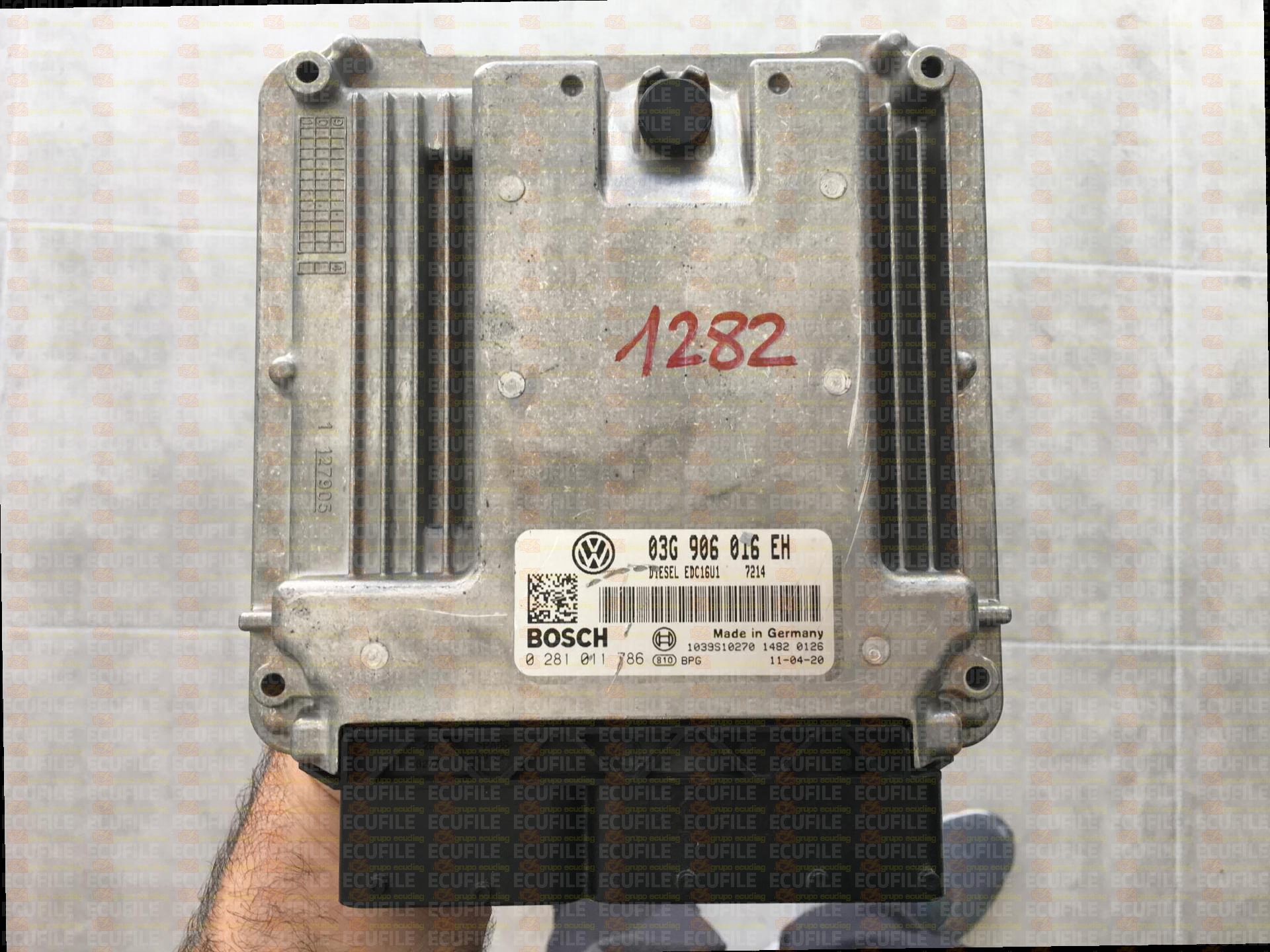 BOSCH EDC16U1-5.41 0281011786 VOLKSWAGEN TOURAN 2.0 TDI 140HP 03G906016EH 1037375893