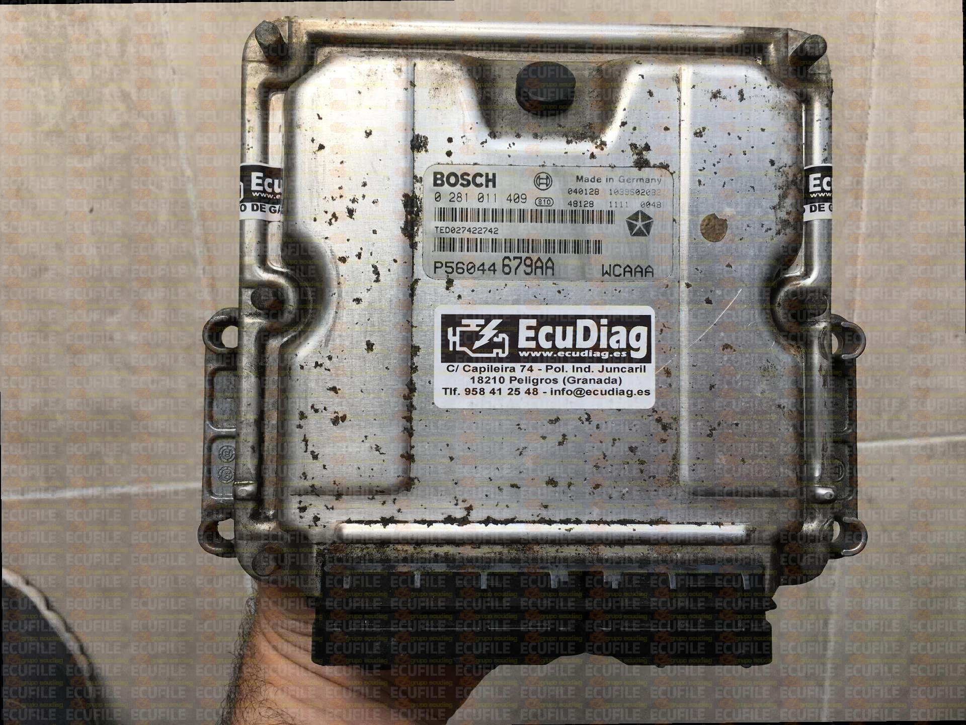 BOSCH EDC15C5-7.17 0281011409 JEEP GRAND CHEROKEE 2.7 CRD 163HP P56044679AA 1037367438