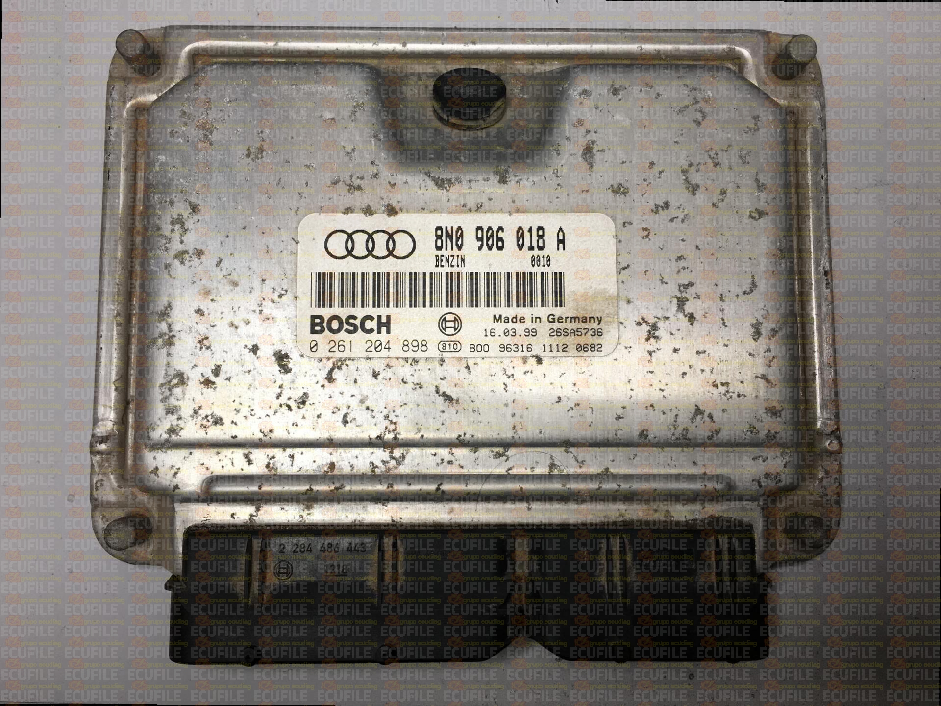 BOSCH ME7.5 0261204898 AUDI TT I 1.8i 20V TURBO 180HP 8N0906018A 0010 - 1037350293