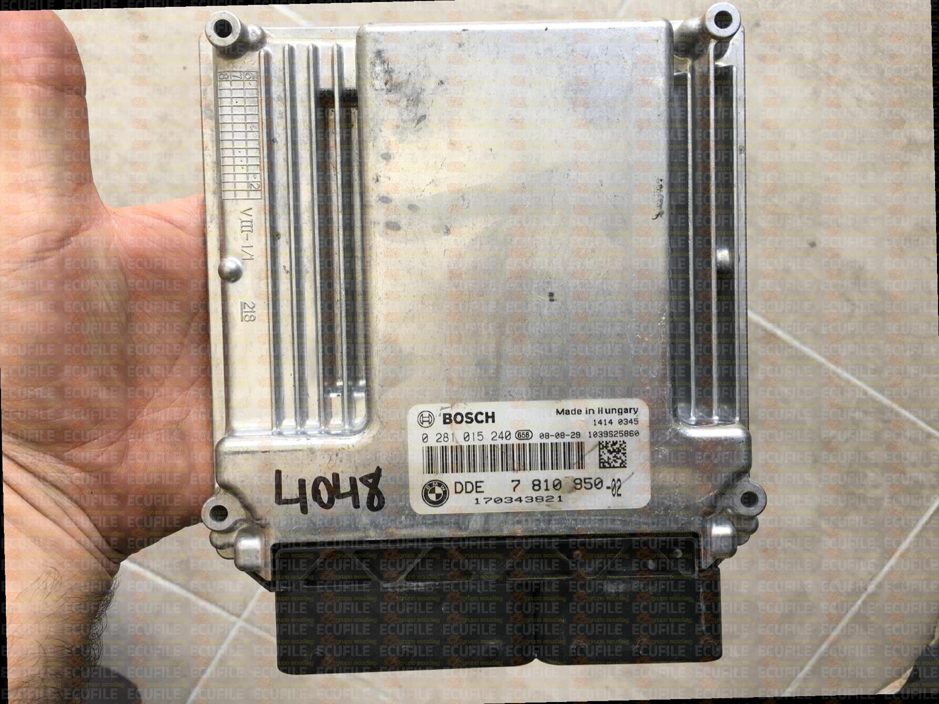 BOSCH EDC16CP35-5.24 0281015240 BMW E70 X5 3.0D 235HP 7810950 13617810950 1037500775
