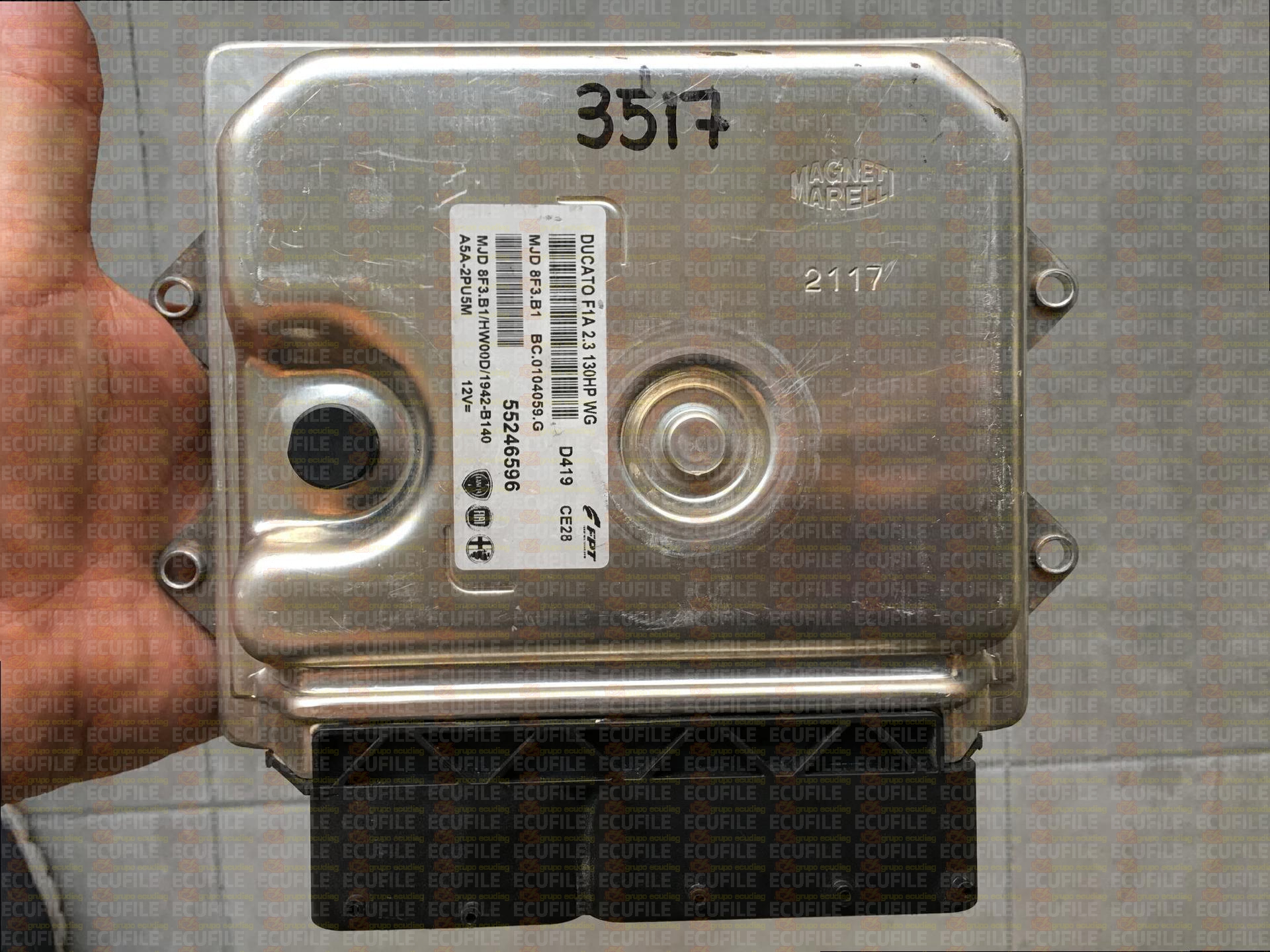 MAGNETI MARELLI MJD 8F3.B1 BC.0104059.G FIAT DUCATO 2.3 JTD 130HP 55246596 HW00D 1942B140