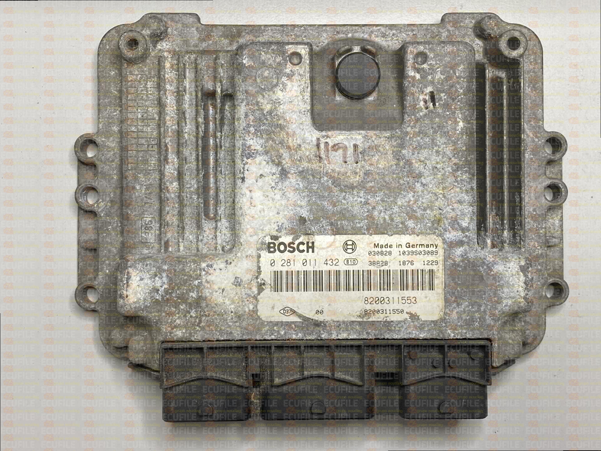 BOSCH EDC15C13-6.2 0281011432 NISSAN INTERSTAR I 2.5 DCI 100HP 8200311550 8200311553 1037368928-7008
