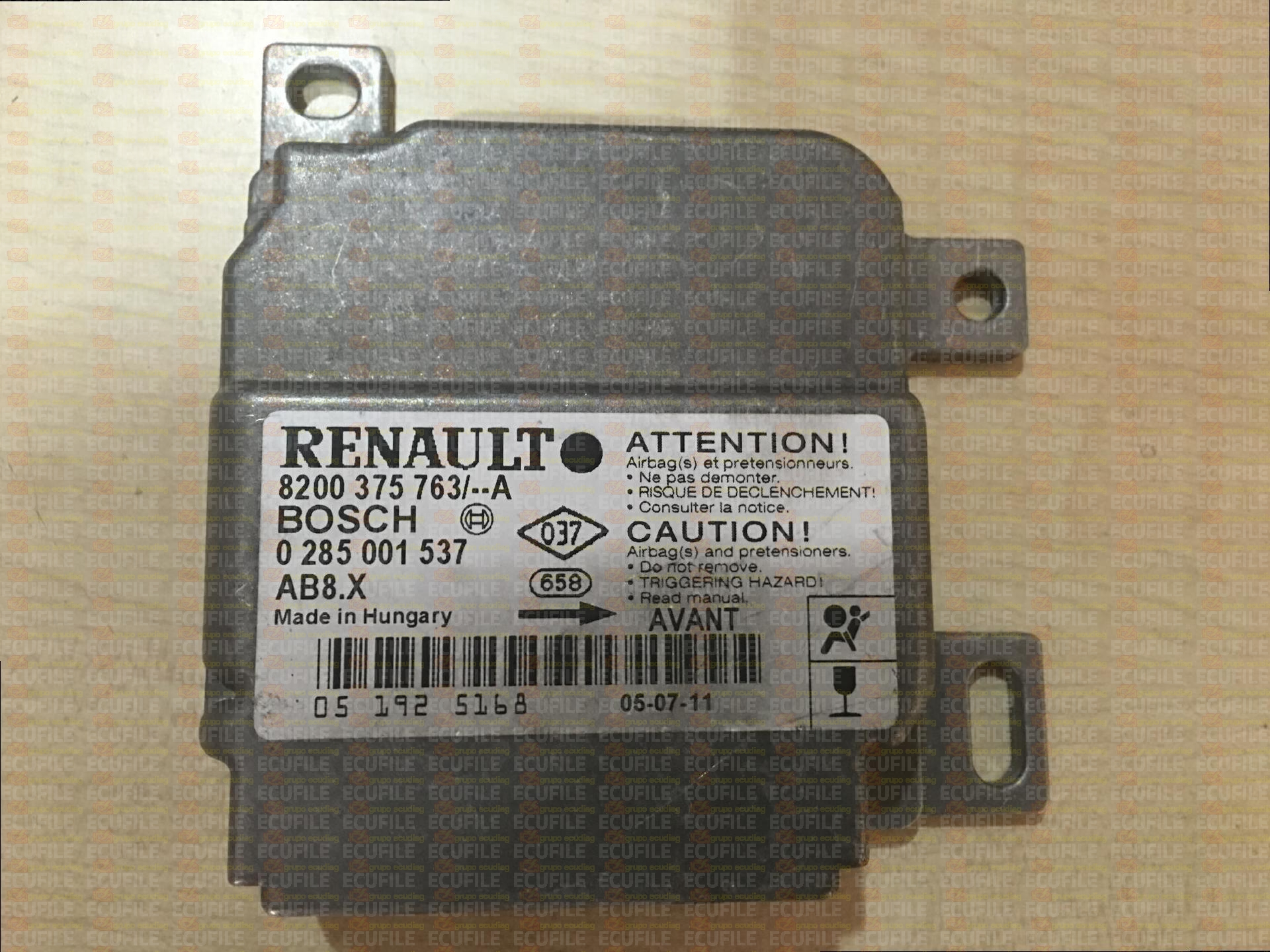 BOSCH AB8.X 0285001537 RENAULT CLIO II 8200375763--A