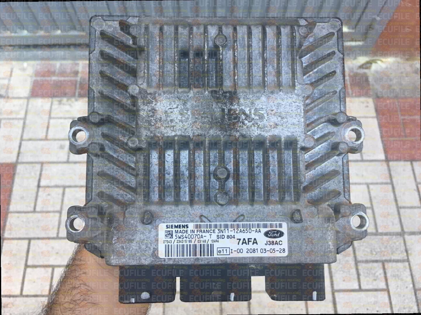 SIEMENS SID804 5WS40070A-T FORD FUSION 1.4 TDCI 68CV 3N11-12A650-AA 7AFA FM00690000000