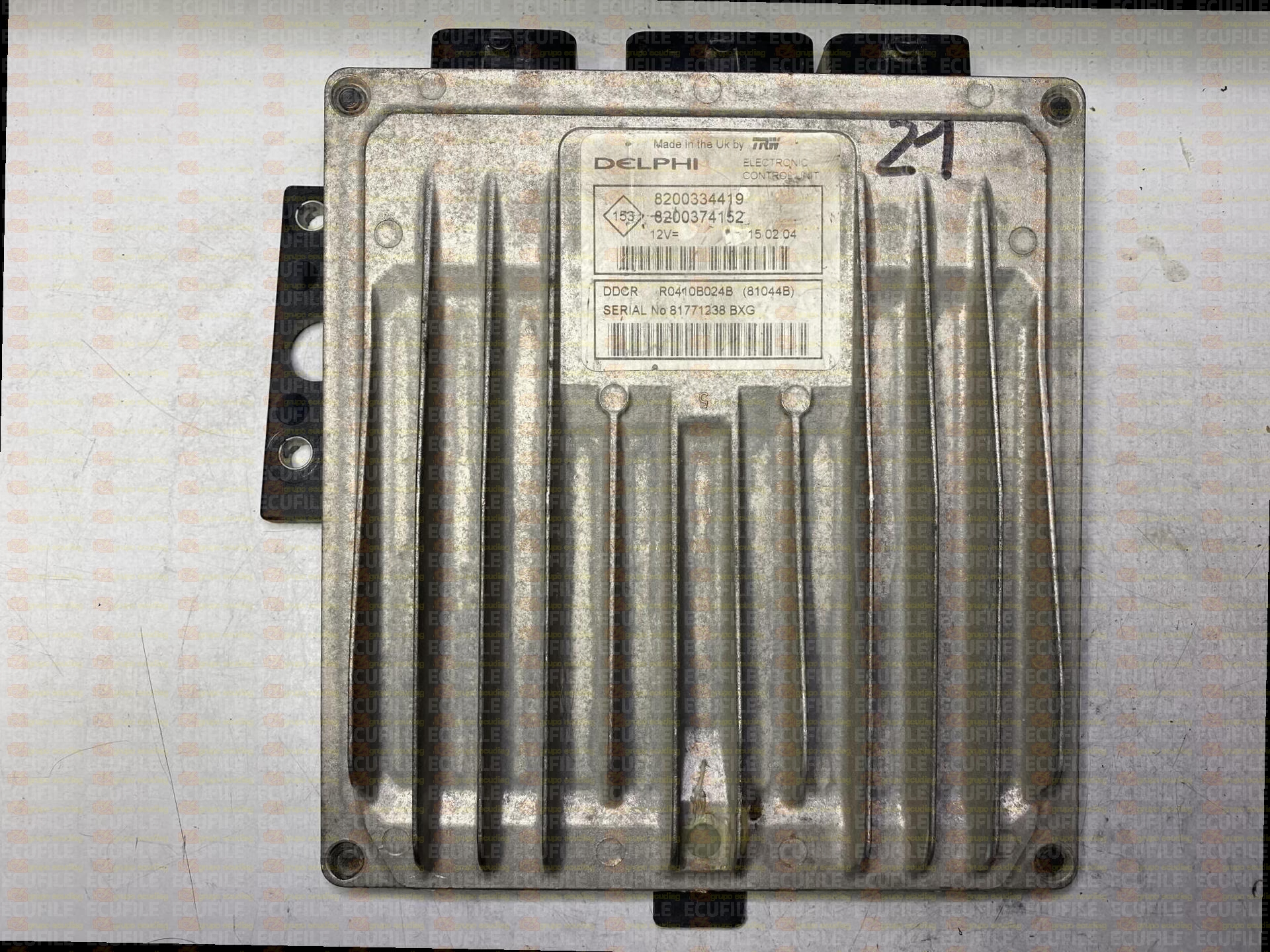 DELPHI TRW DDCR R0410B024B 81044B RENAULT MEGANE II 1.5 DCI 100HP 8200334419 8200374152 8200389185 - 1089